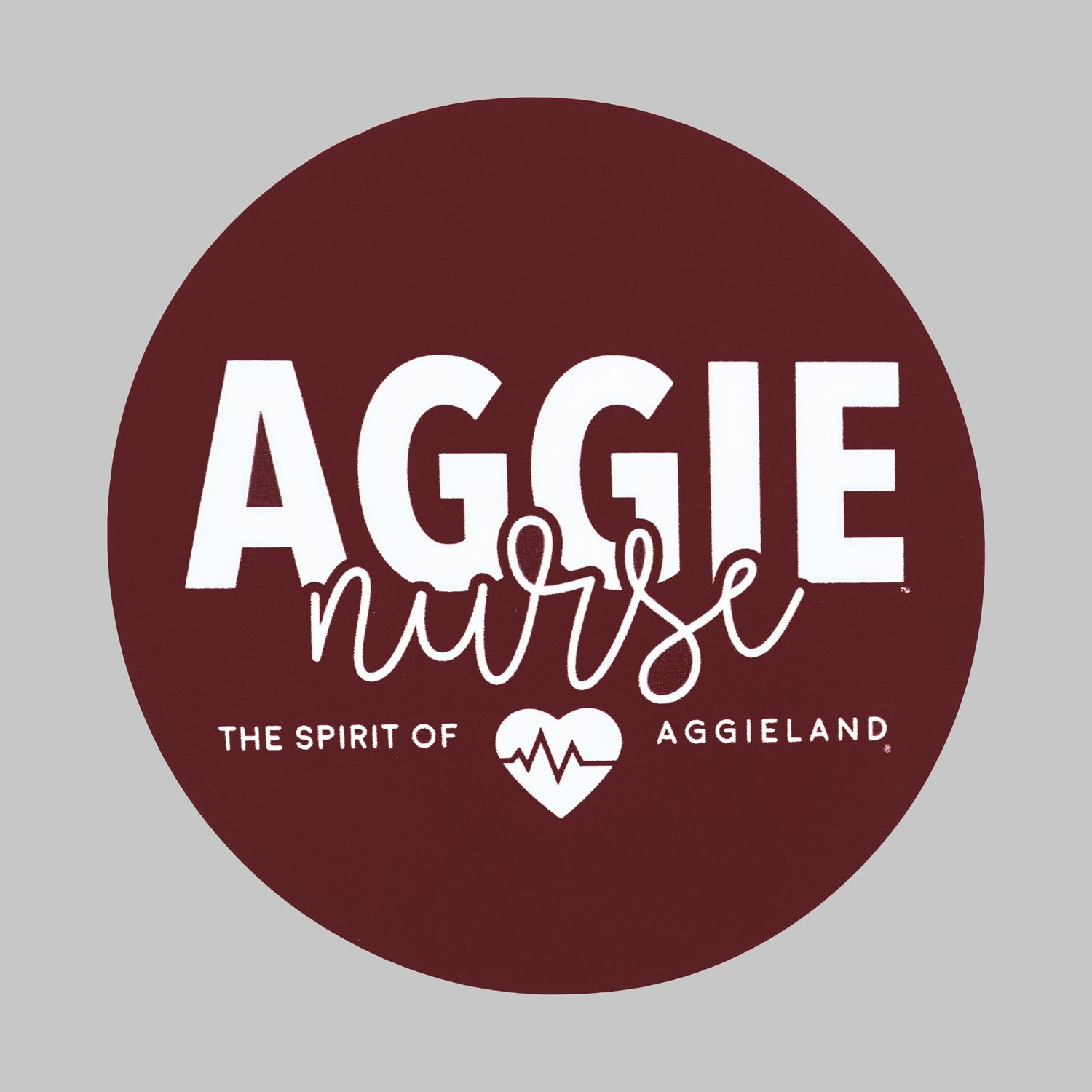 Texas A&M Aggie Nurse Dizzler Sticker