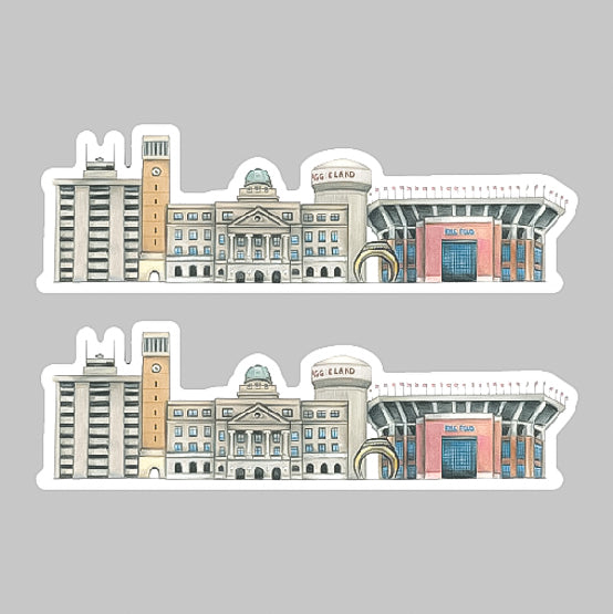 Aggieland Buildings Dizzler Sticker