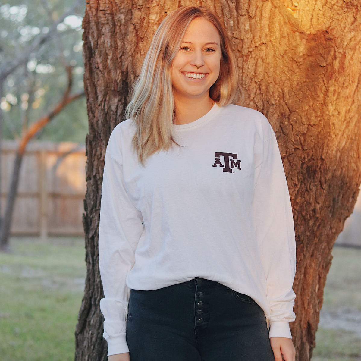 Texas A&M Reveille Howdy Pawlidays Long Sleeve T-Shirt