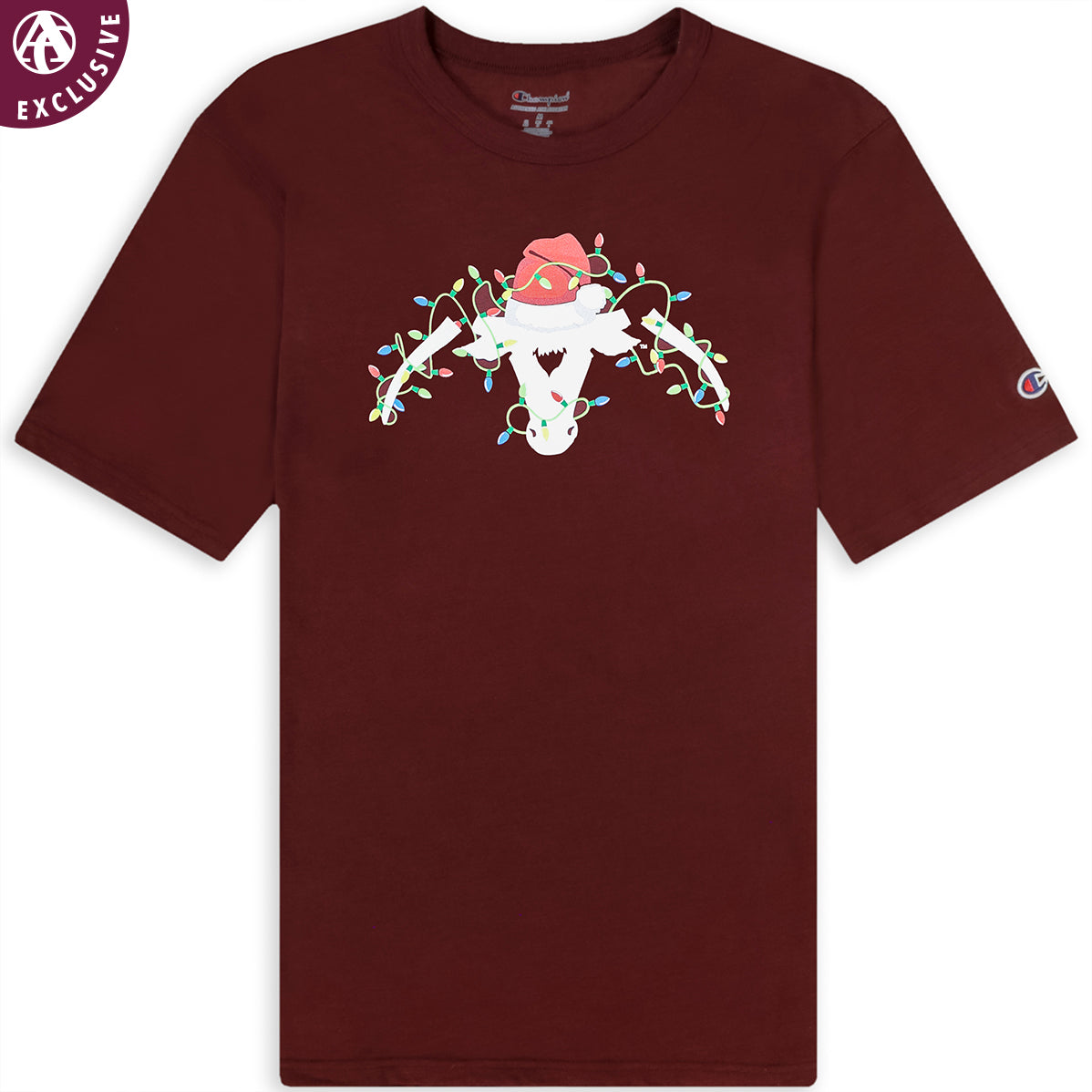 Maroon Saw 'Em Off Lights T-Shirt