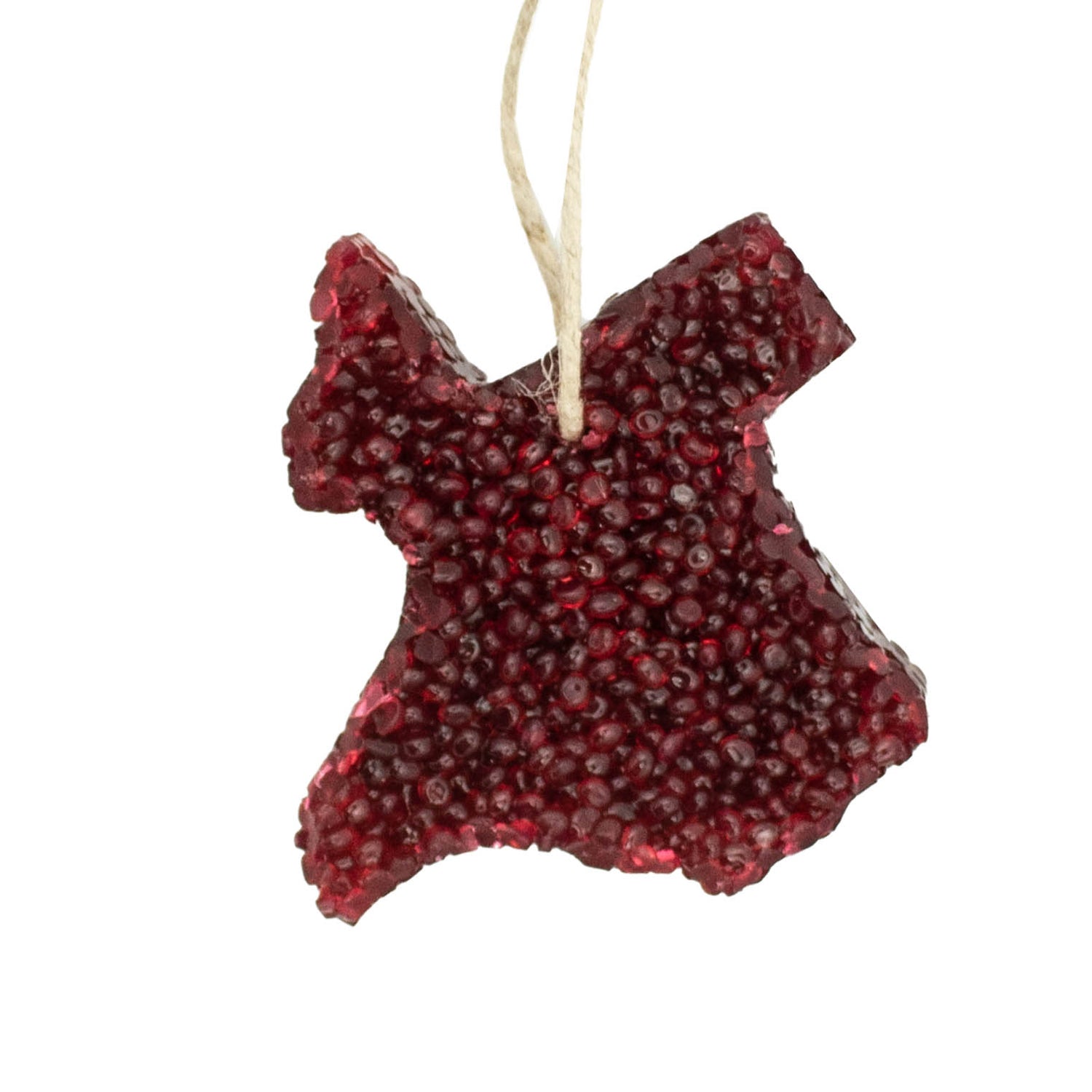 Maroon Texas Volcano Bead Air Freshener