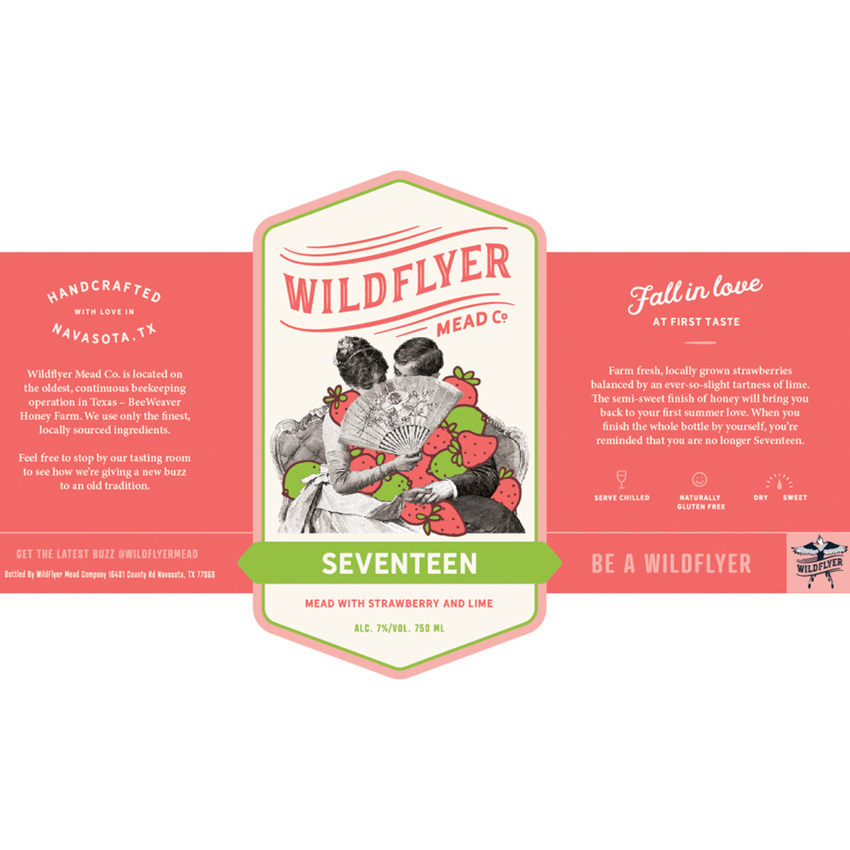 In Store Pickup Or Local Delivery Only: Wildflyer Mead Seventeen Straw