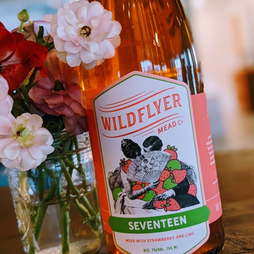 In Store Pickup Or Local Delivery Only: Wildflyer Mead Seventeen Straw