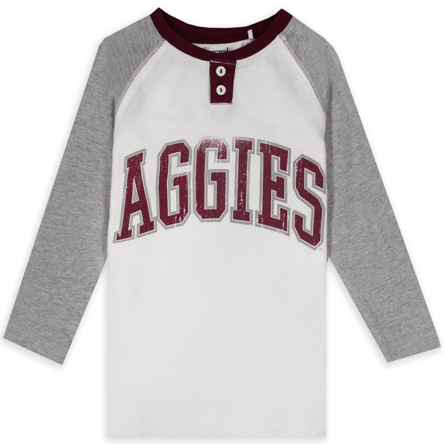 Texas A&M Aggies Dusty Toddler Long-Sleeve Henley Tee