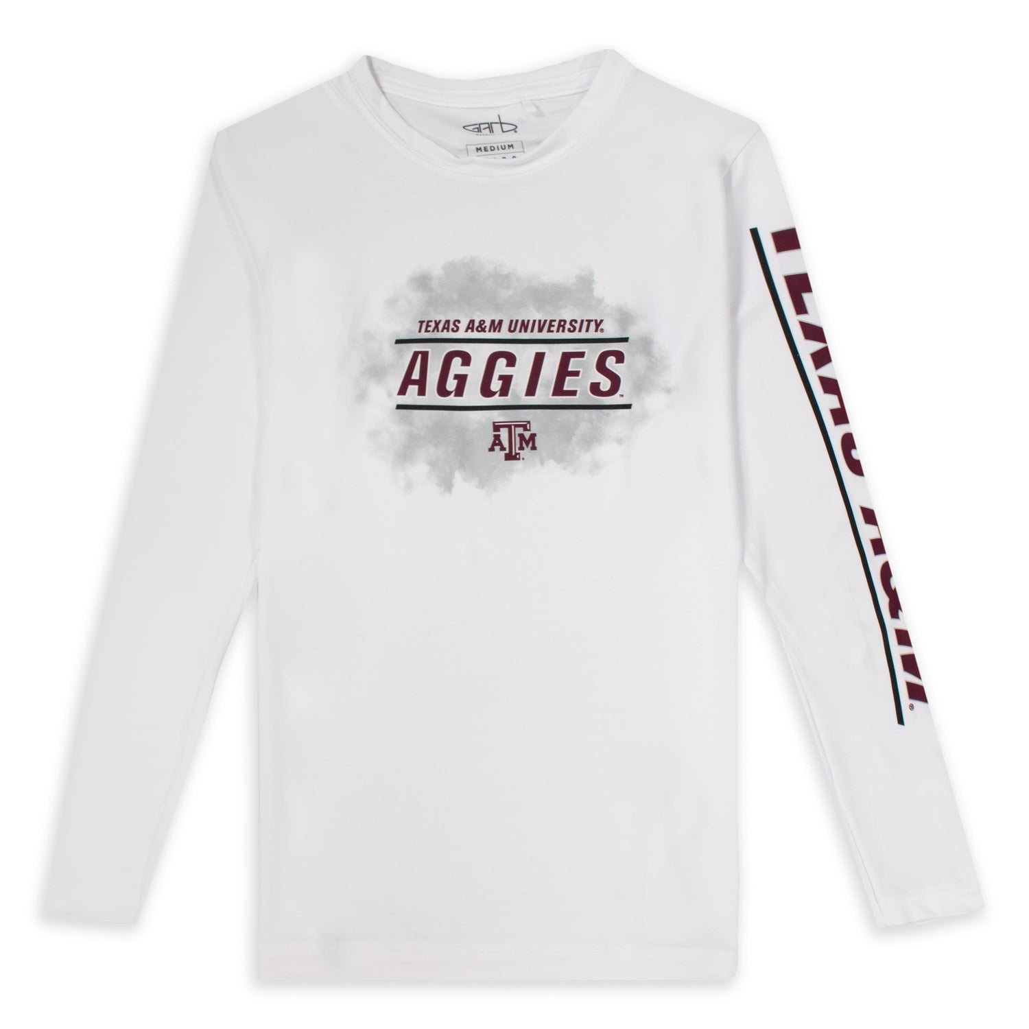 Texas A&M Aggies White Garb Jessie Youth L/S Tee