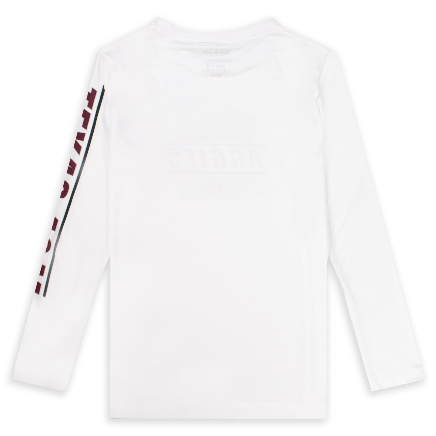Texas A&M Aggies White Garb Jessie Youth L/S Tee