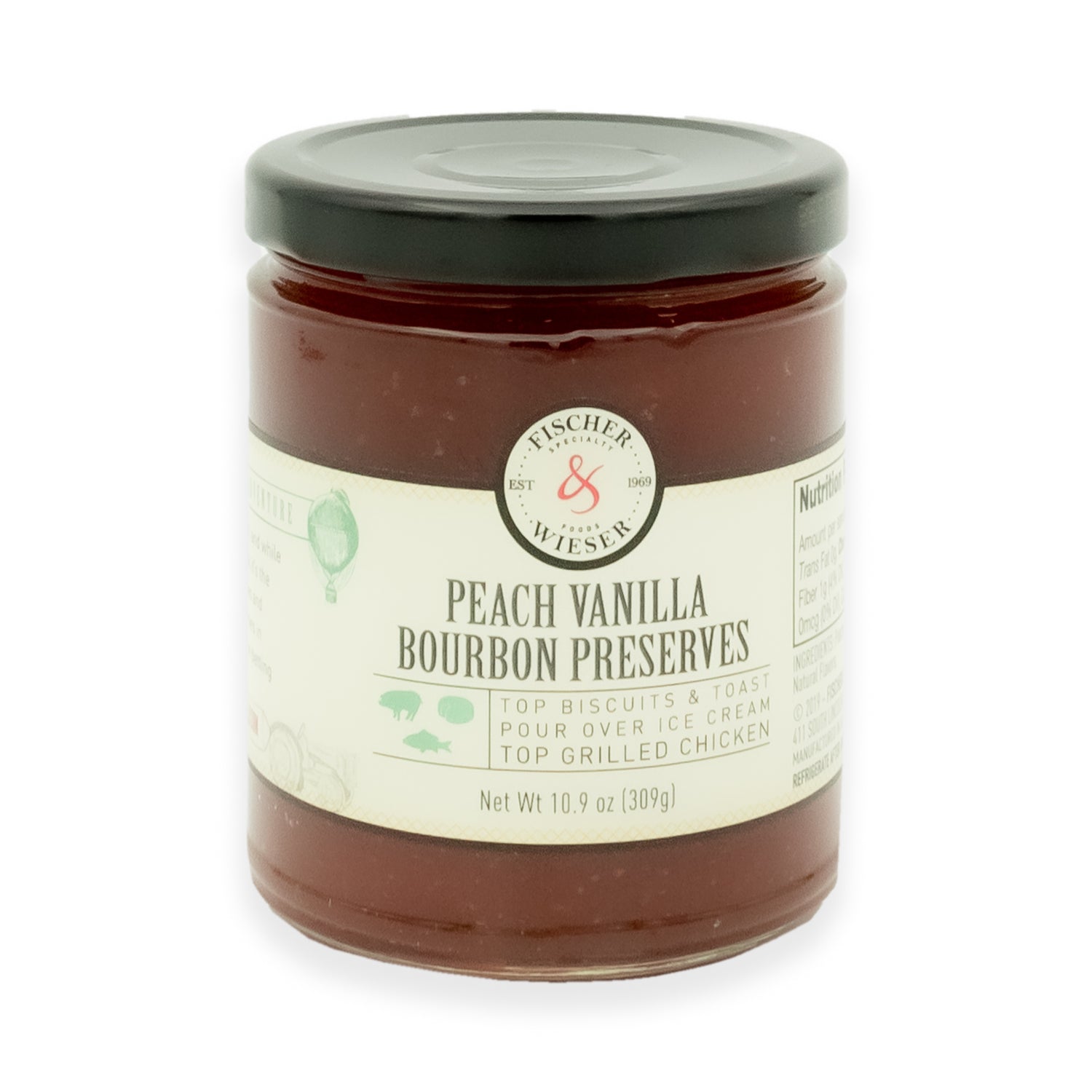 Fischer & Wieser Peach Vanilla Bourbon Preserves
