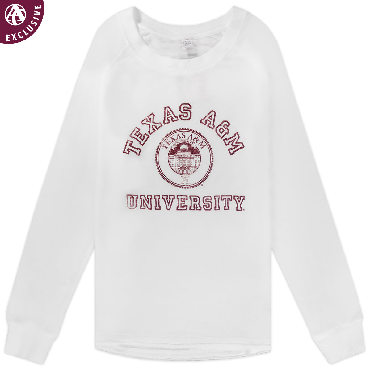 Texas A&M Women's Academic Building Seal Long Sleeve
