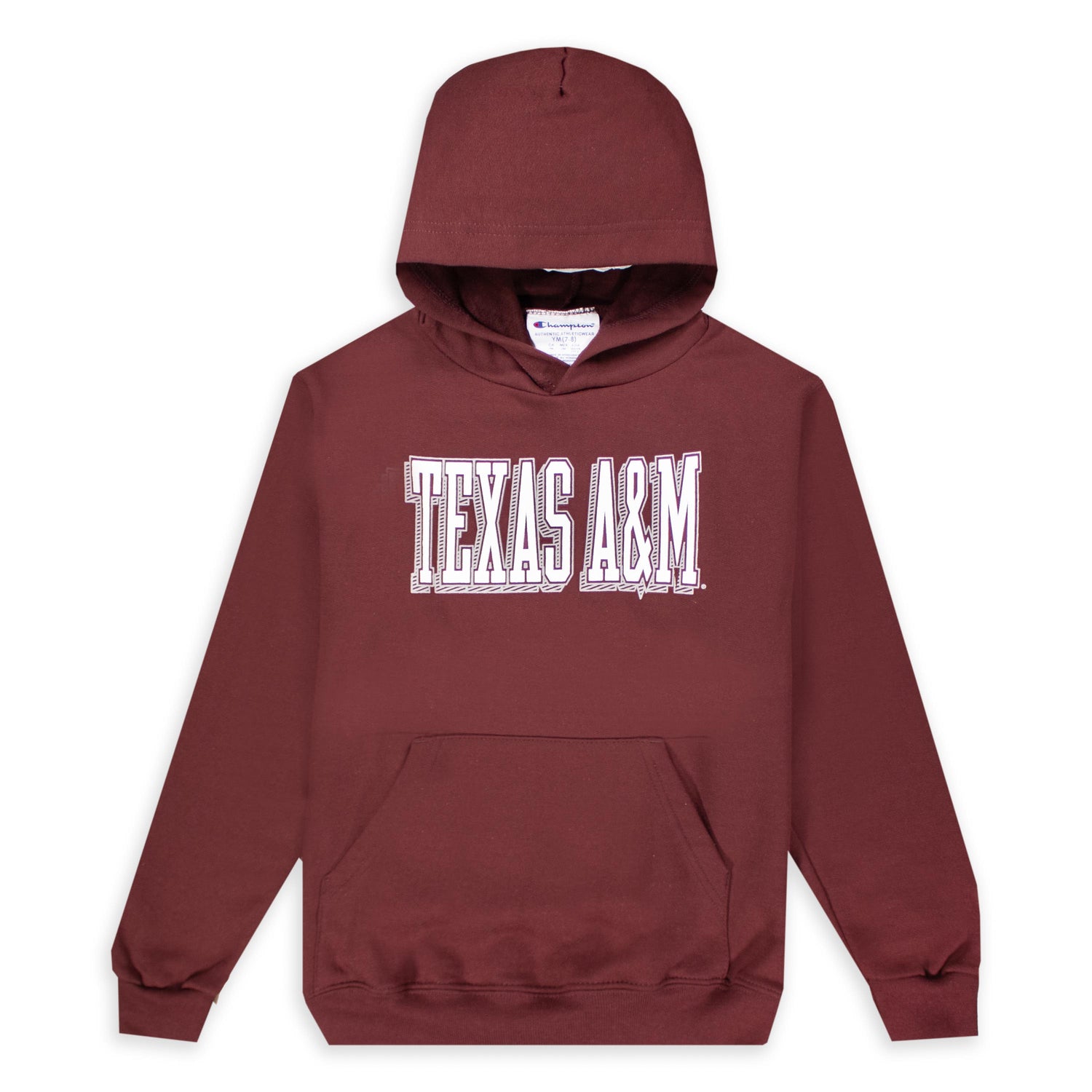Texas A&M Champion Youth Maroon Powerblend Hoodie