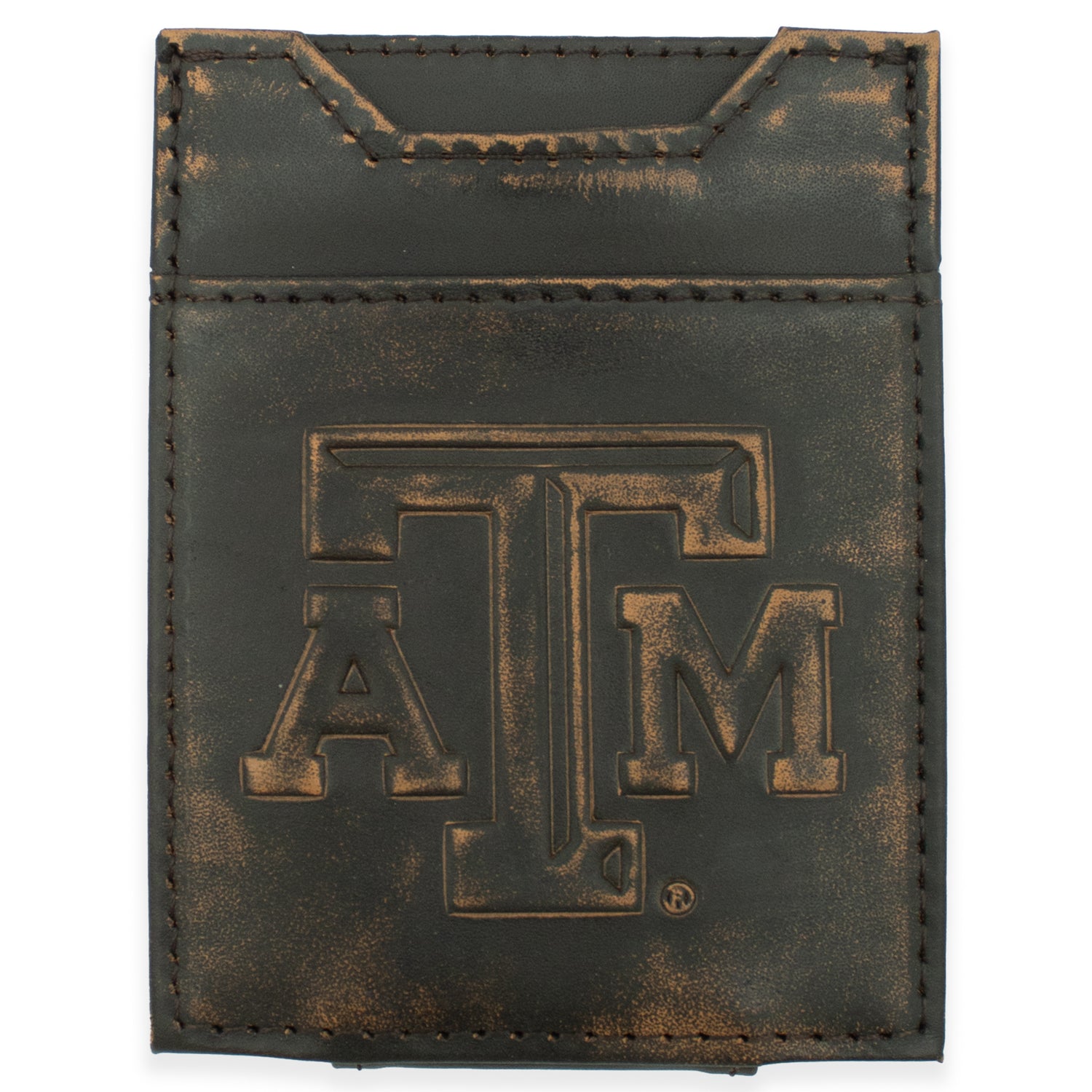Texas A&M Embossed Front Pocket Wallet