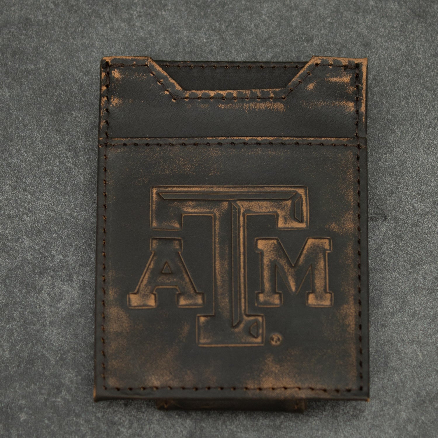 Texas A&M Embossed Front Pocket Wallet