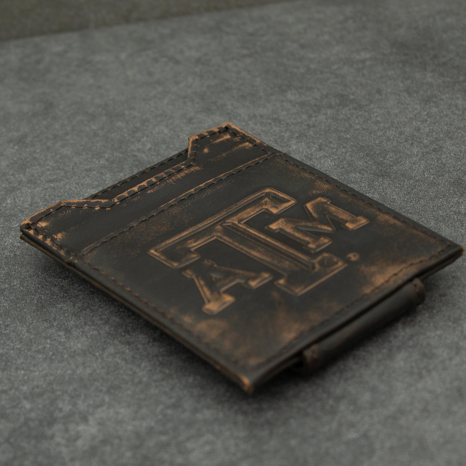 Texas A&M Embossed Front Pocket Wallet