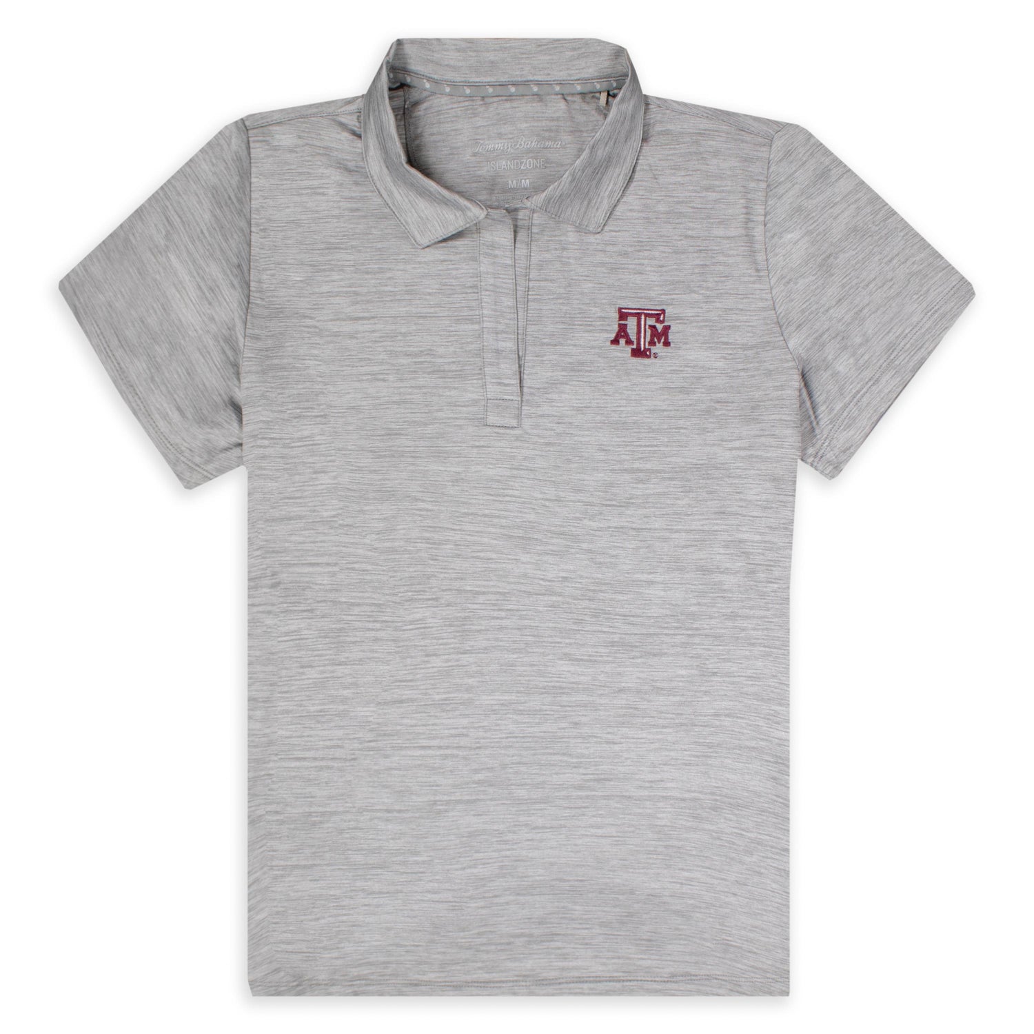 Texas A&M Tommy Bahama Island Zone Grey Polo