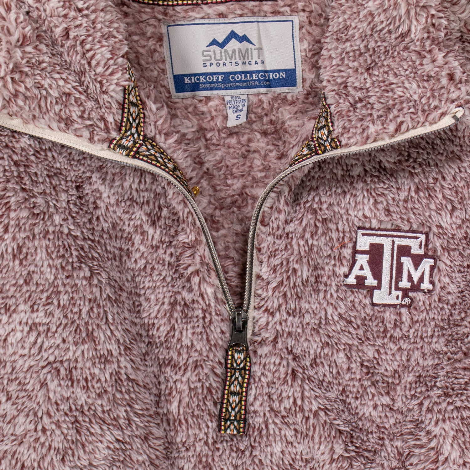 Texas A&M Summit Flecked Quarter Zip