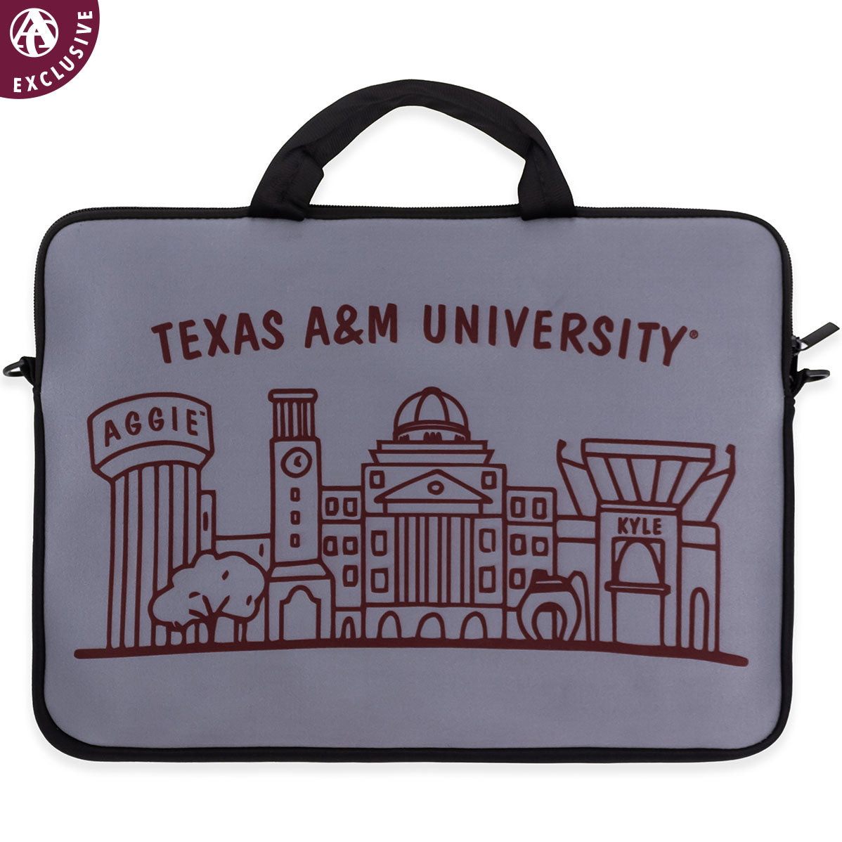 Texas A&M Aggie Skyline Laptop Case