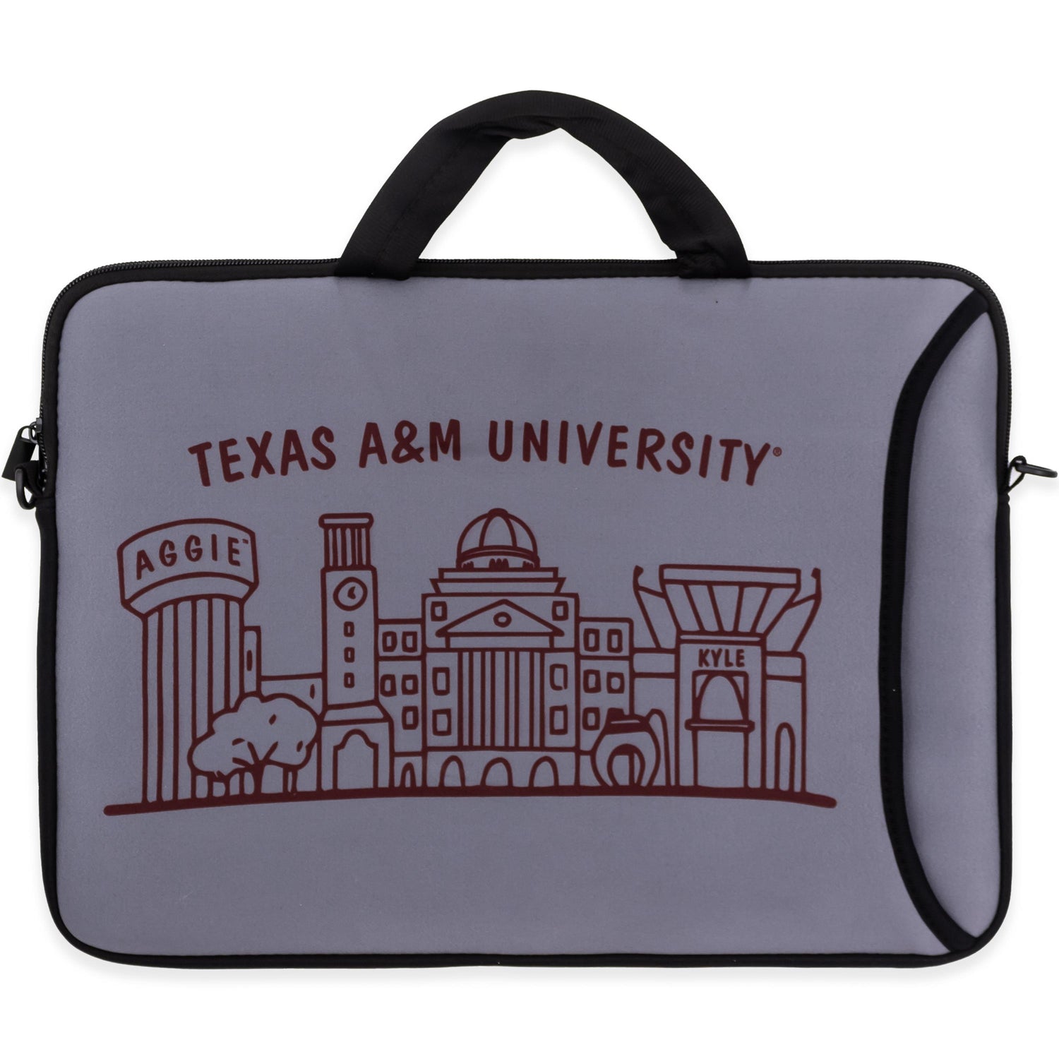 Texas A&M Aggie Skyline Laptop Case