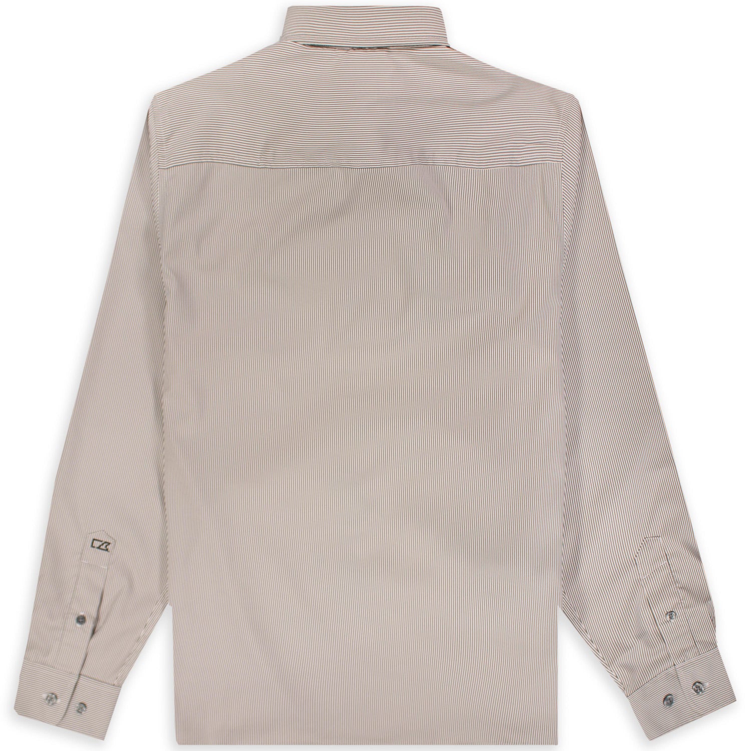 Texas A&M Cutter & Buck Versatech Pinstipe Buttondown