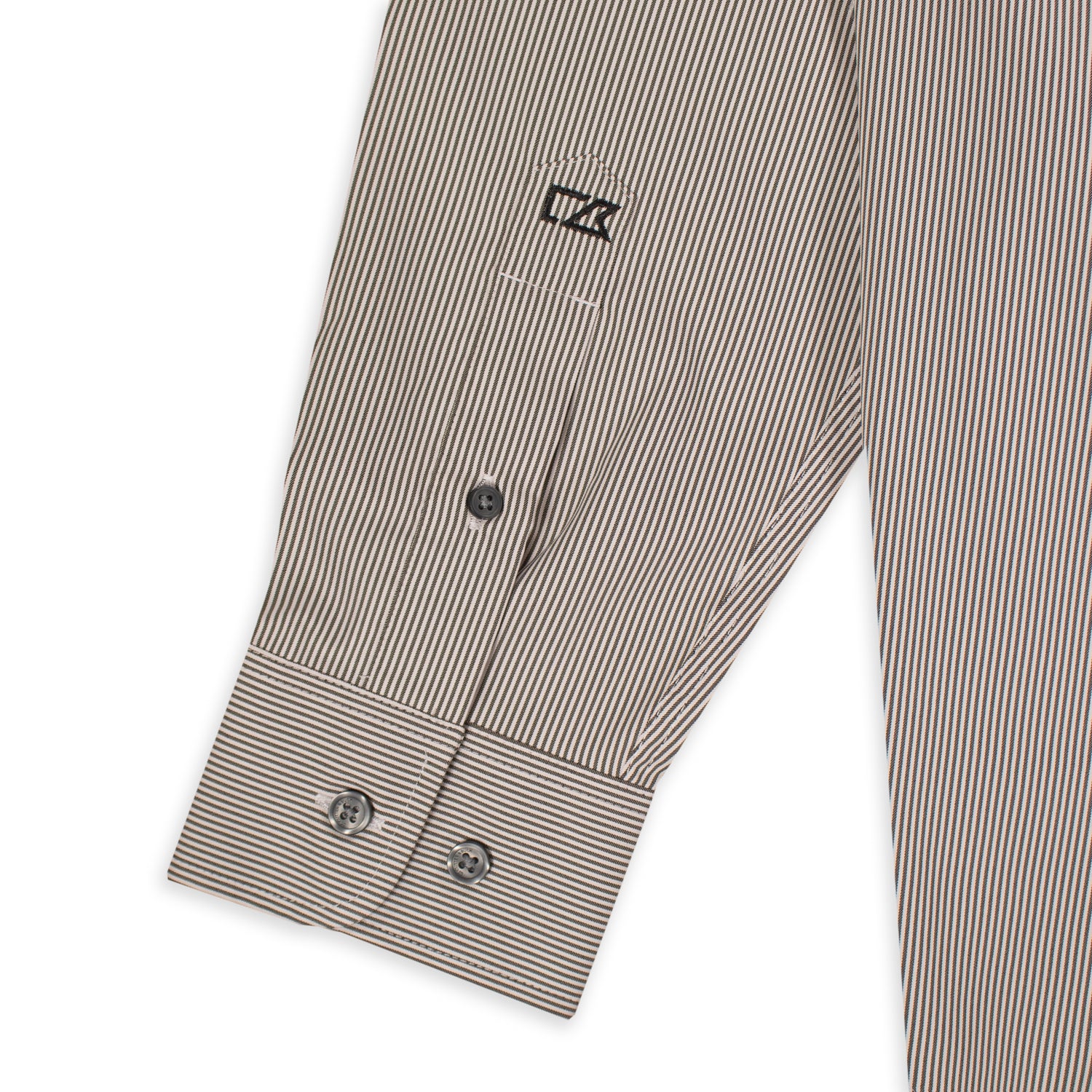 Texas A&M Cutter & Buck Versatech Pinstipe Buttondown