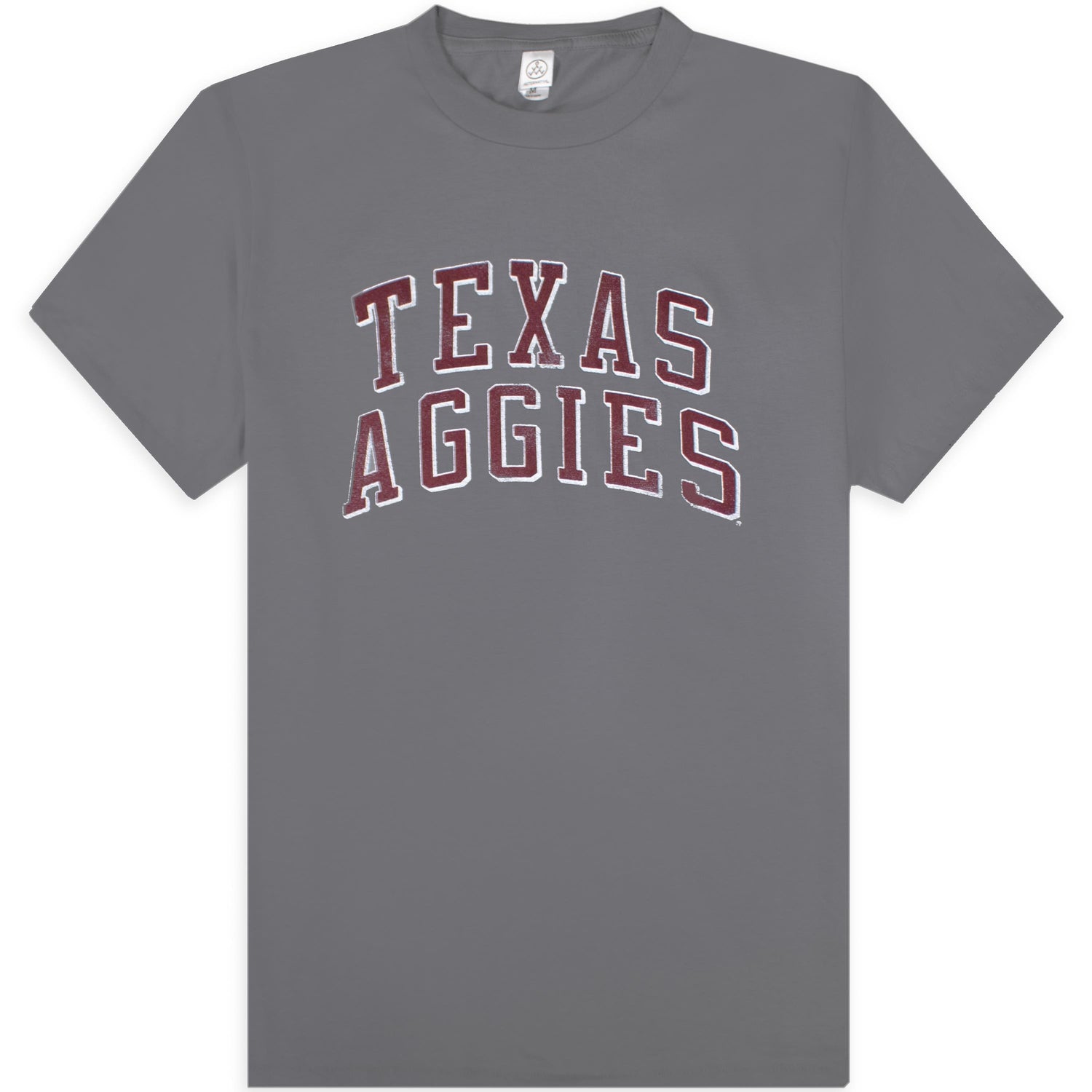 Texas A&M Aggies Organic Crew Grey T-Shirt
