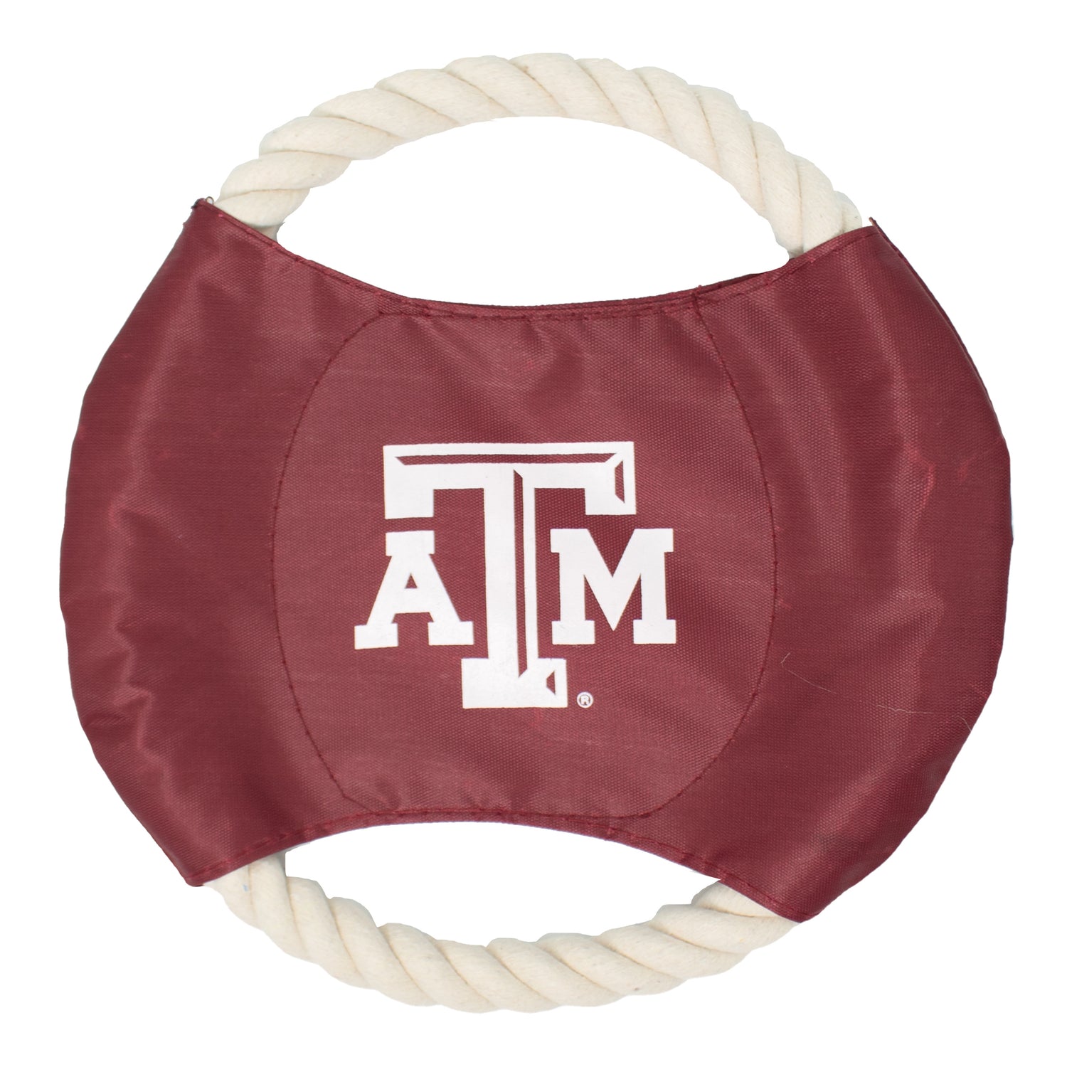 Texas A&M Rope Disc Dog Toy