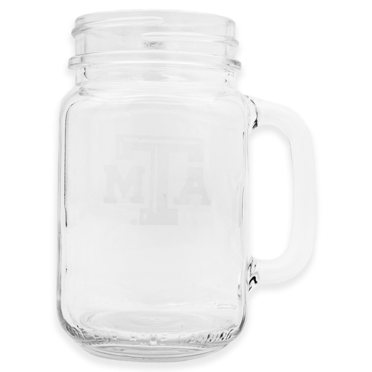 Texas A&M Mason Jar with Handle Glass 16 oz