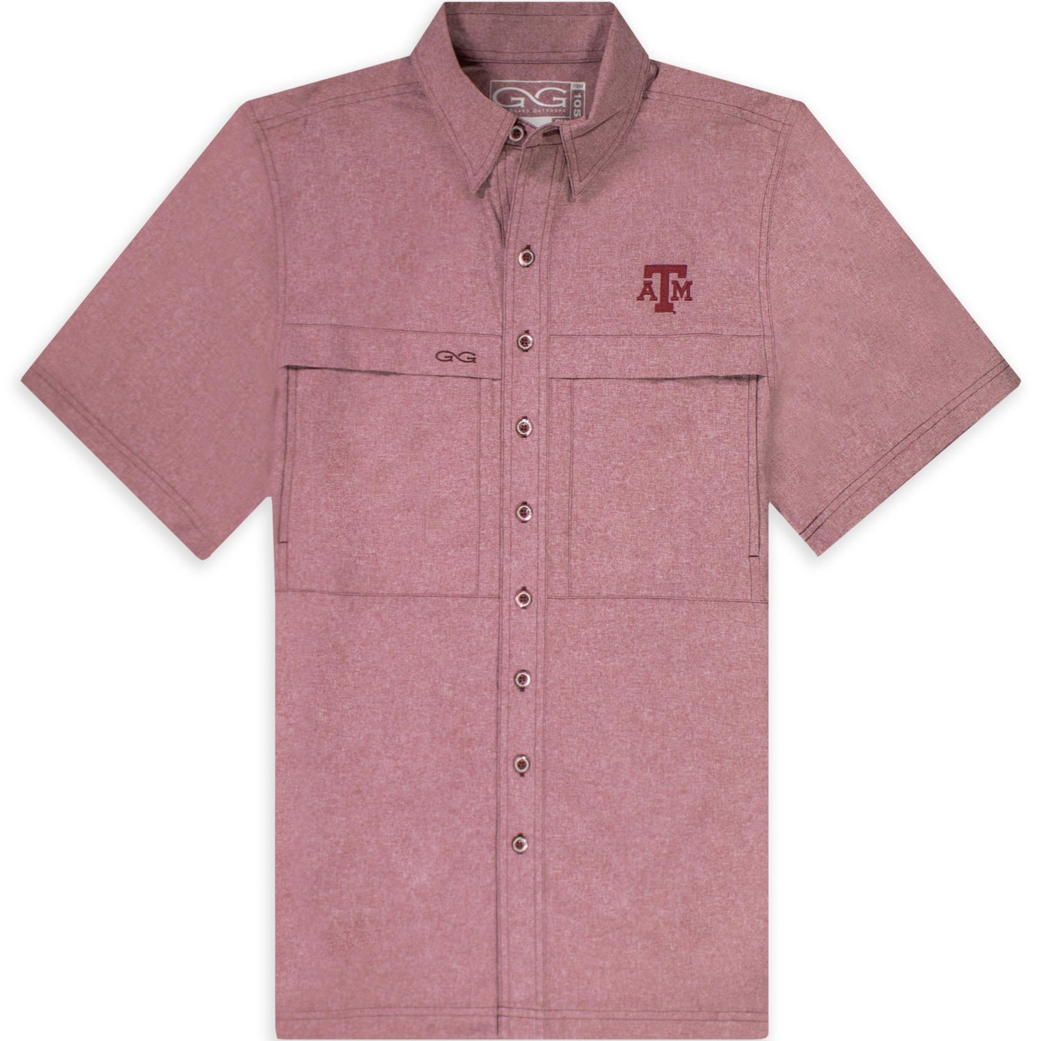 Texas A&M Maroon GameGuard MicroTek Button Down Shirt