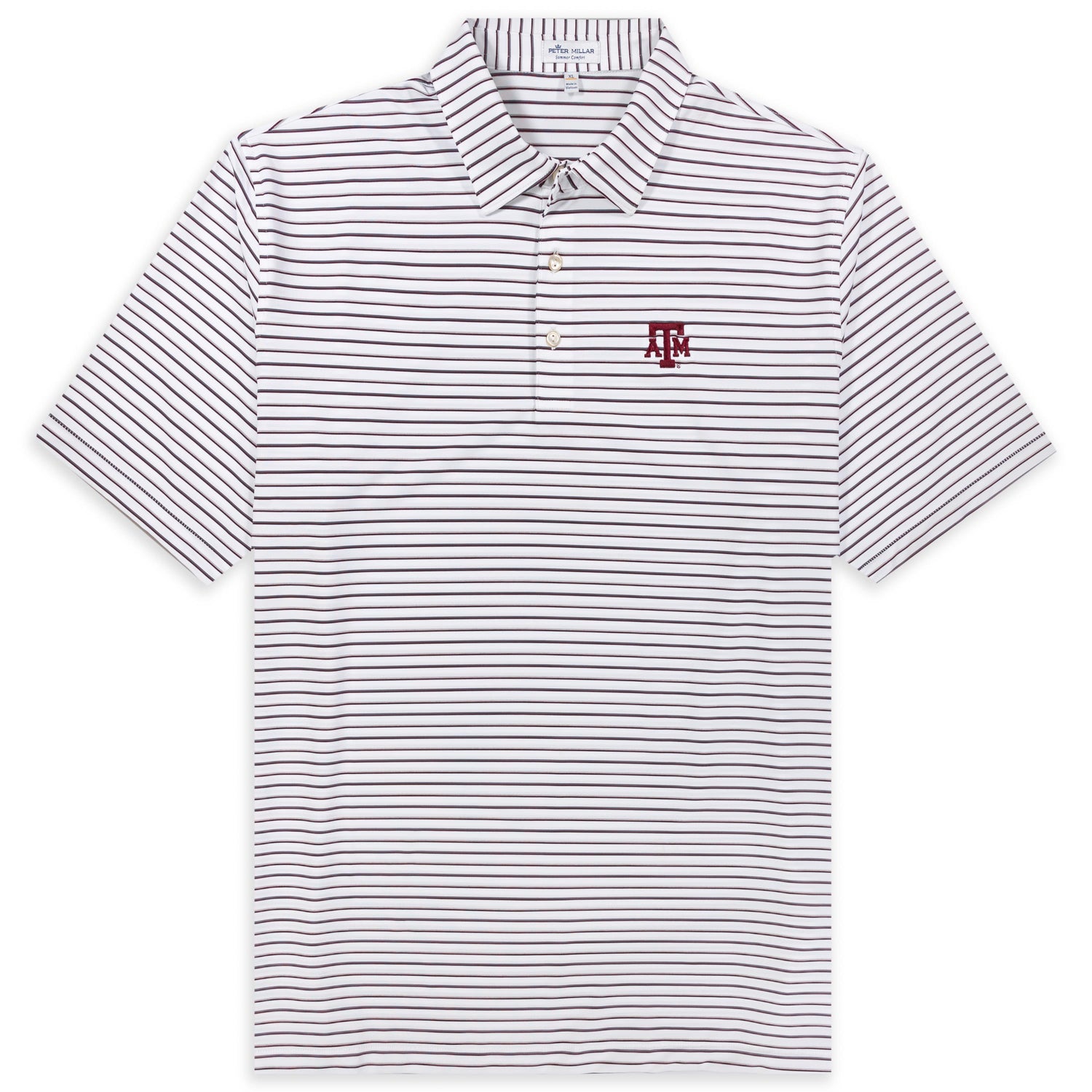 WIGGS STRIPE STRETCH JERSEY POLO
