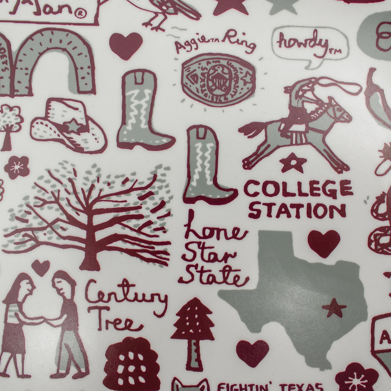 Texas A&M University Julia Gash 14 Platter