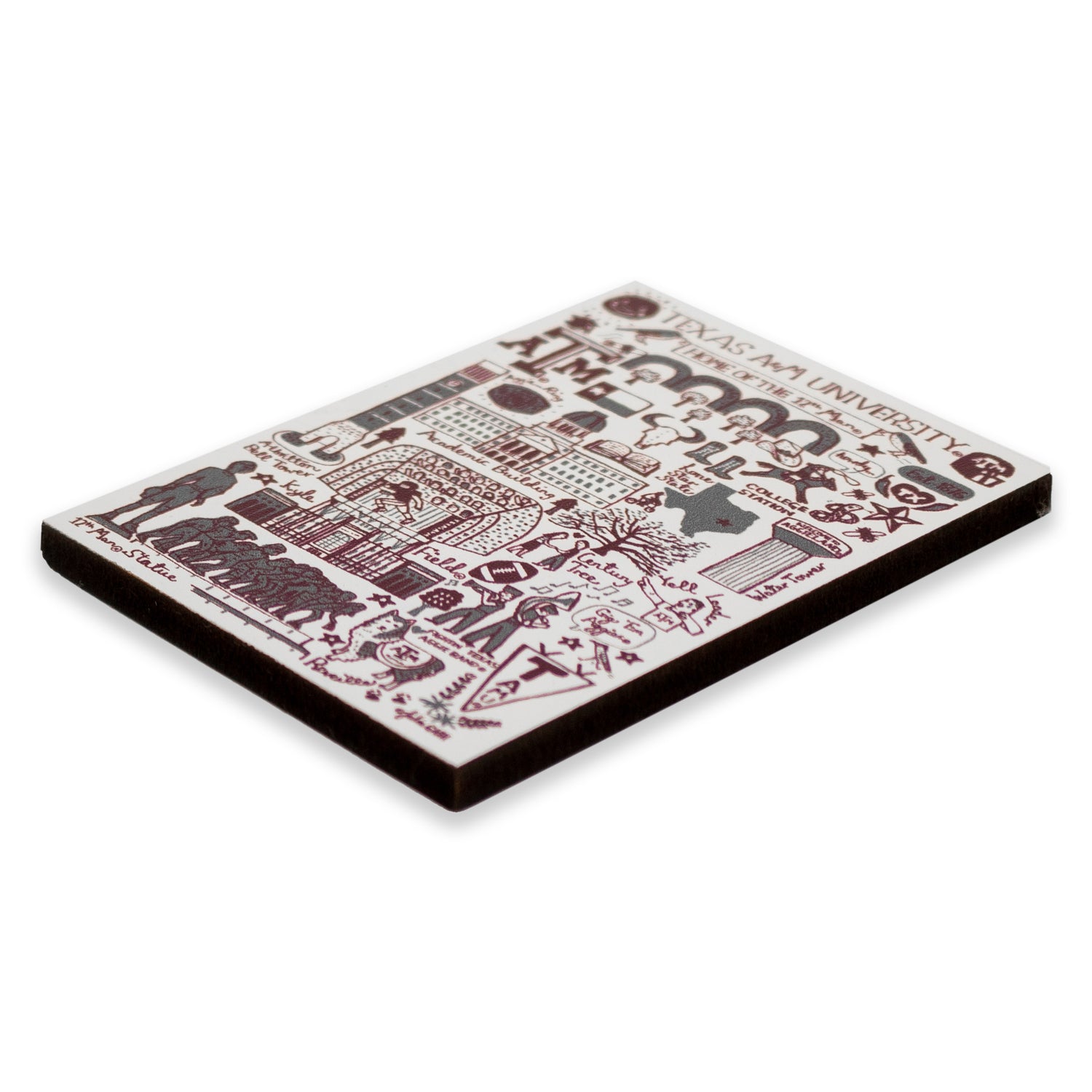 Texas A&M Julia Gash Jumbo Magnet