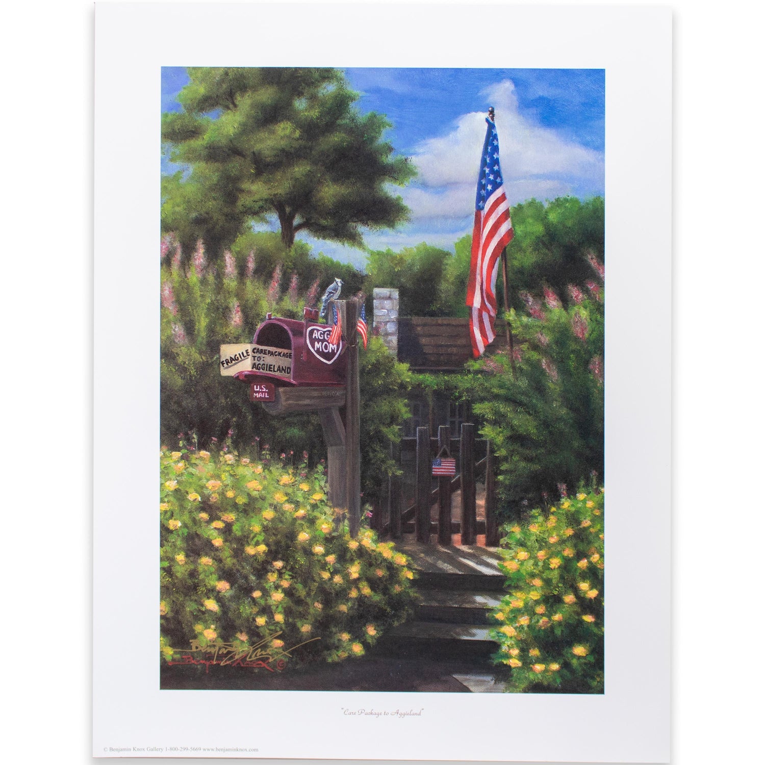 Texas A&M Benjamin Knox Care Package To Aggieland Print