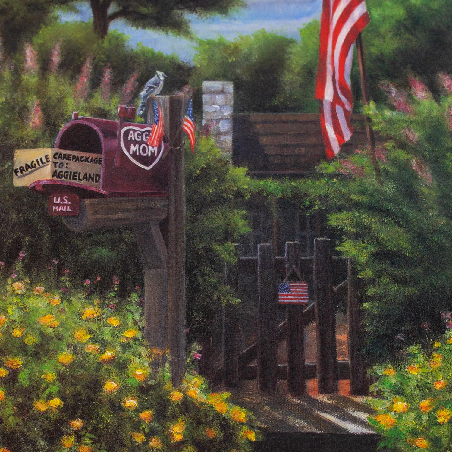 Texas A&M Benjamin Knox Care Package To Aggieland Print