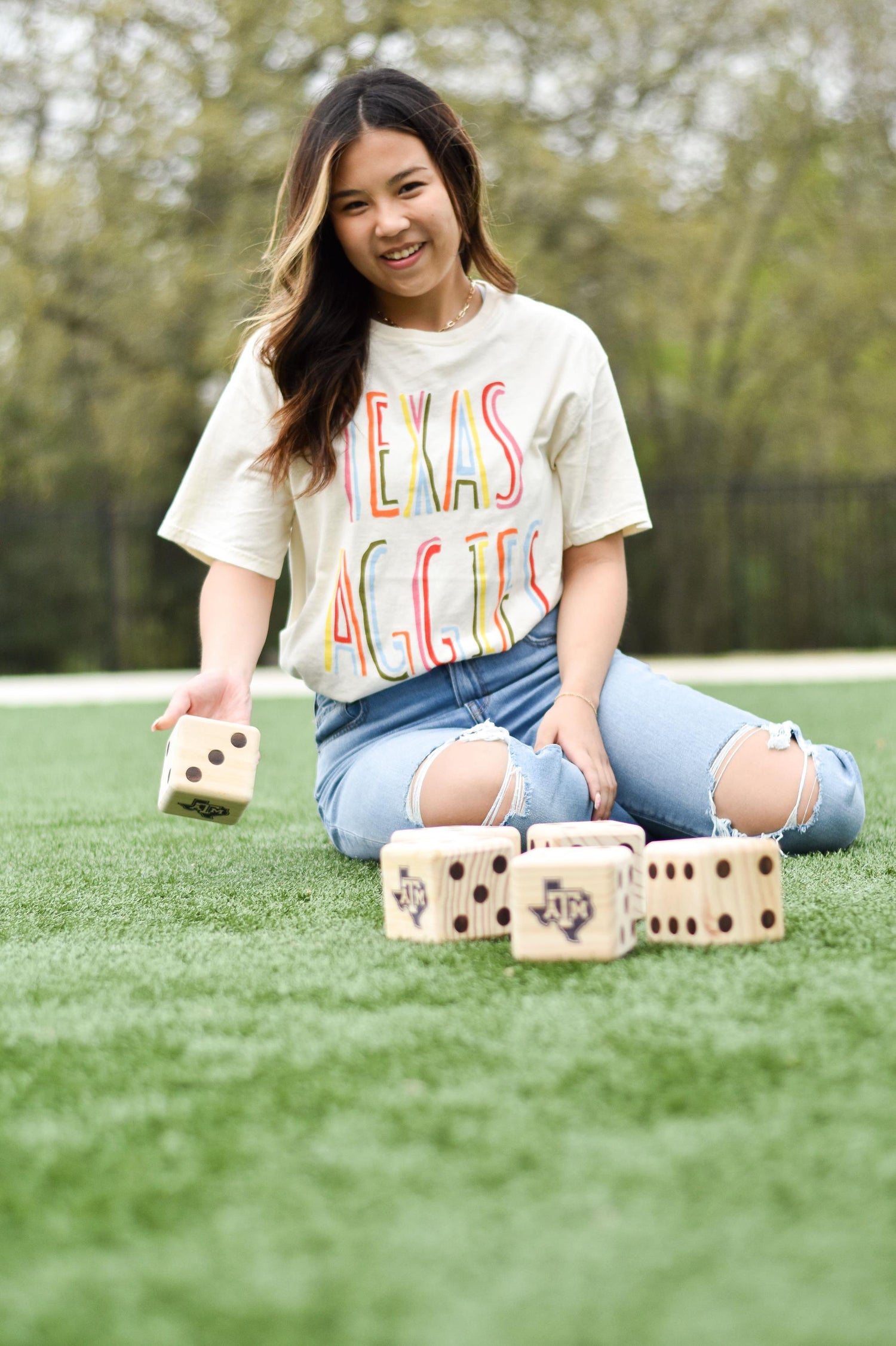 Texas A&M Aggies Yard Dice
