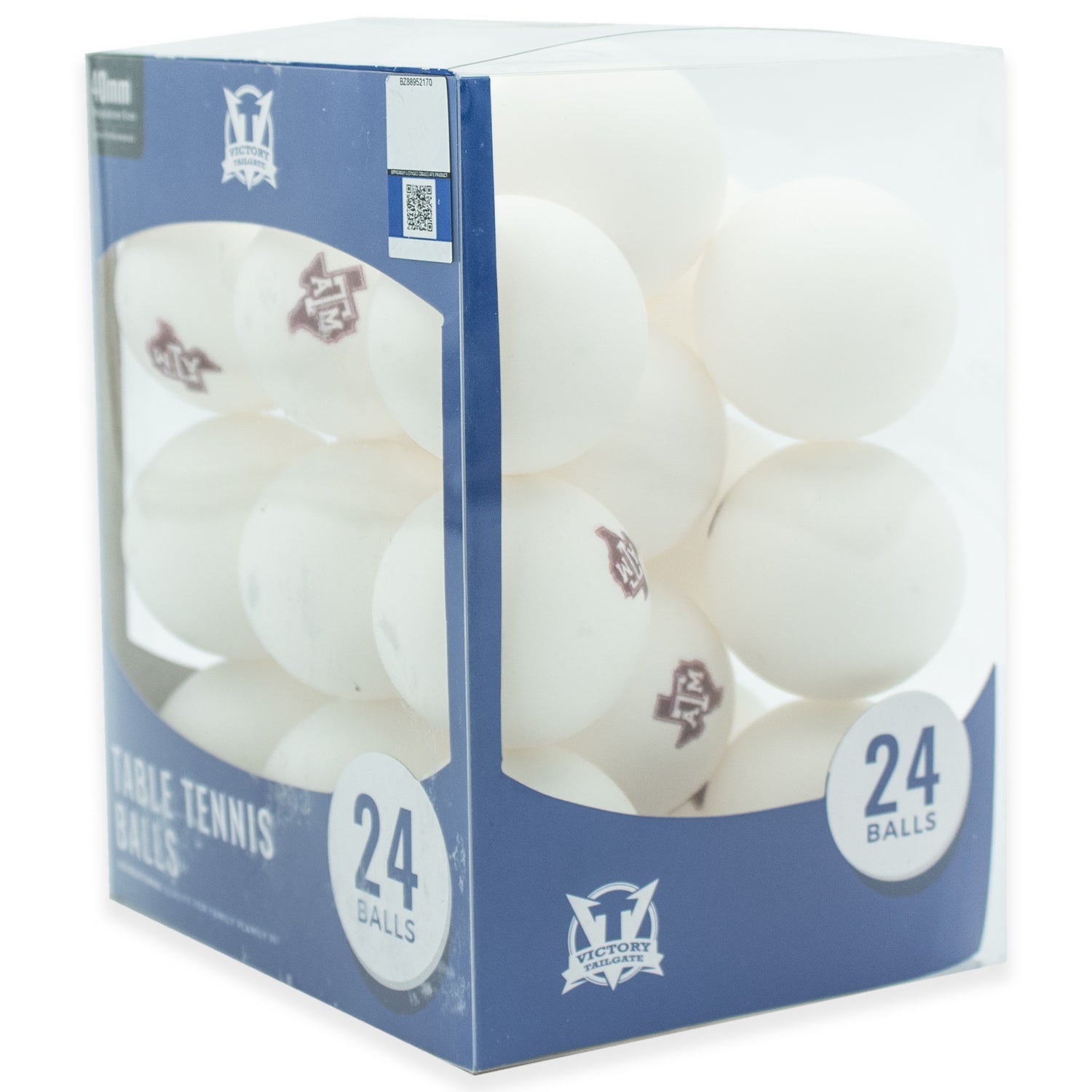 Texas A&M 24Ct Table Tennis Balls