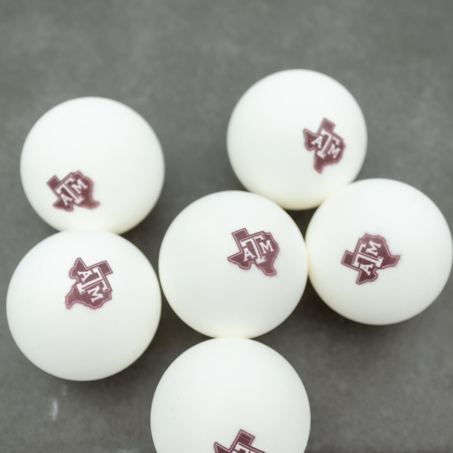 Texas A&M 24Ct Table Tennis Balls