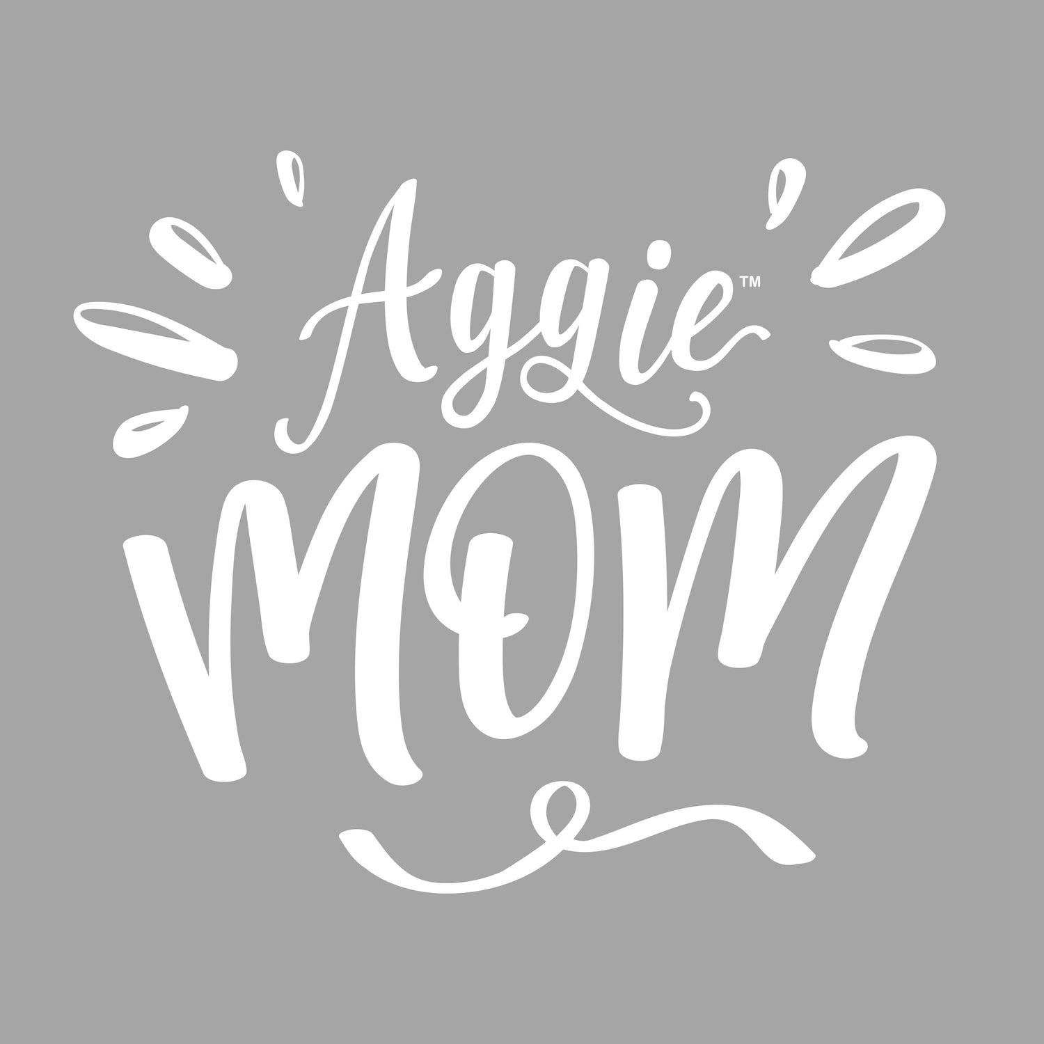 Texas A&M Aggie Mom Burst Decal