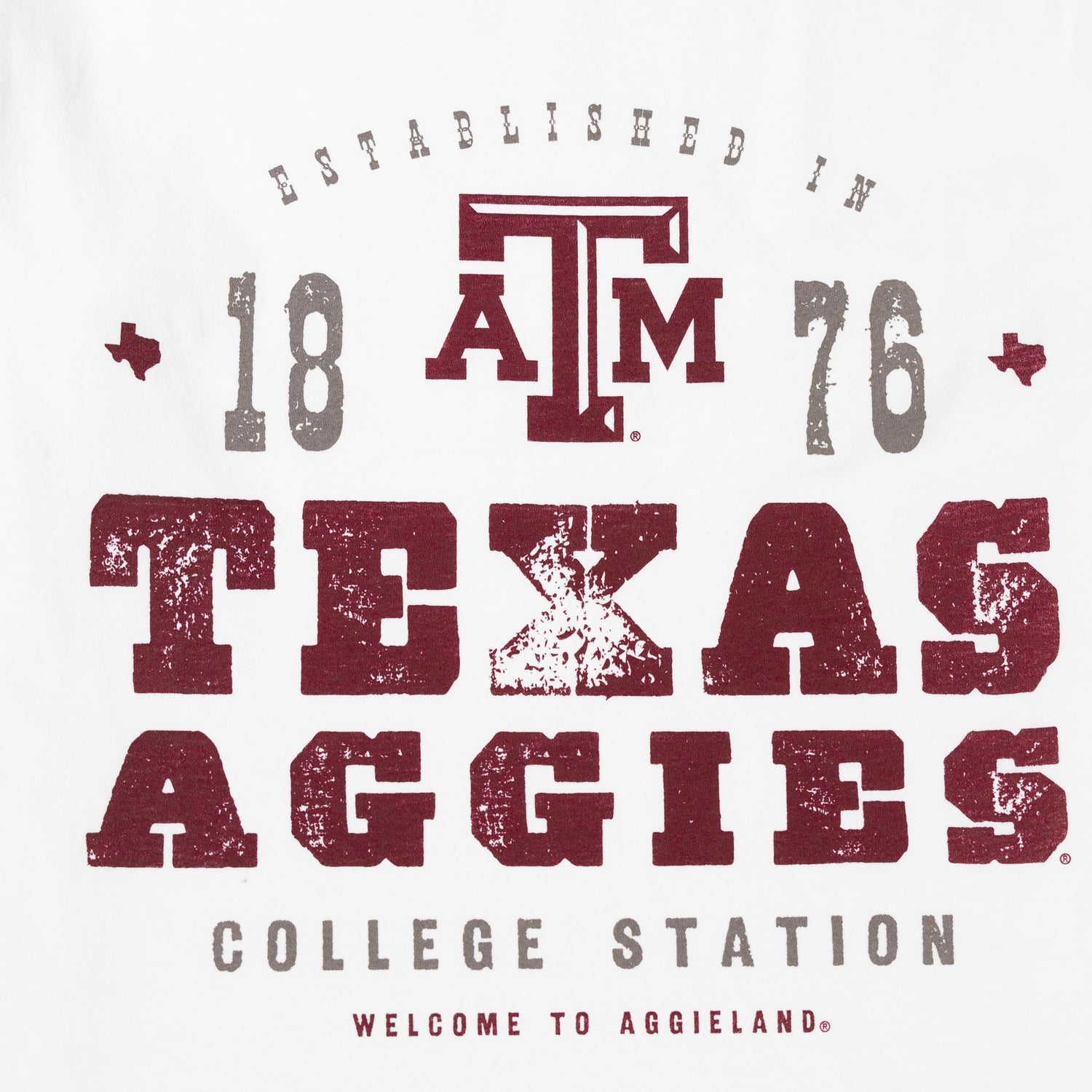 Texas Aggies Rustic Comfort Wash T-Shirt