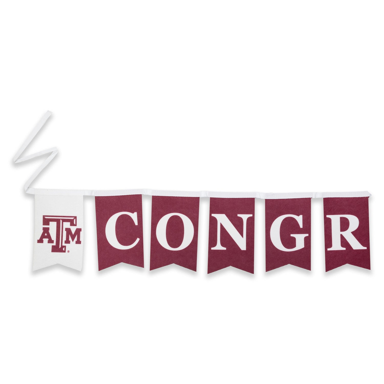 Texas A&M Congrats Felt String Banner