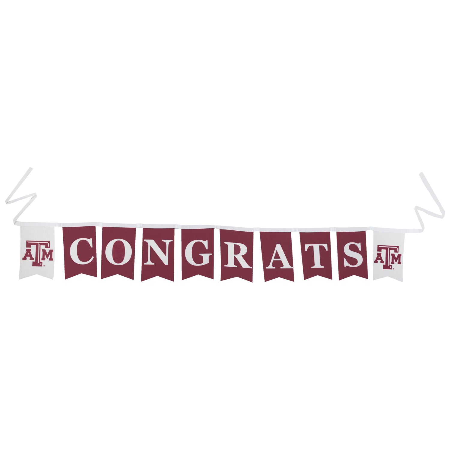 Texas A&M Congrats Felt String Banner