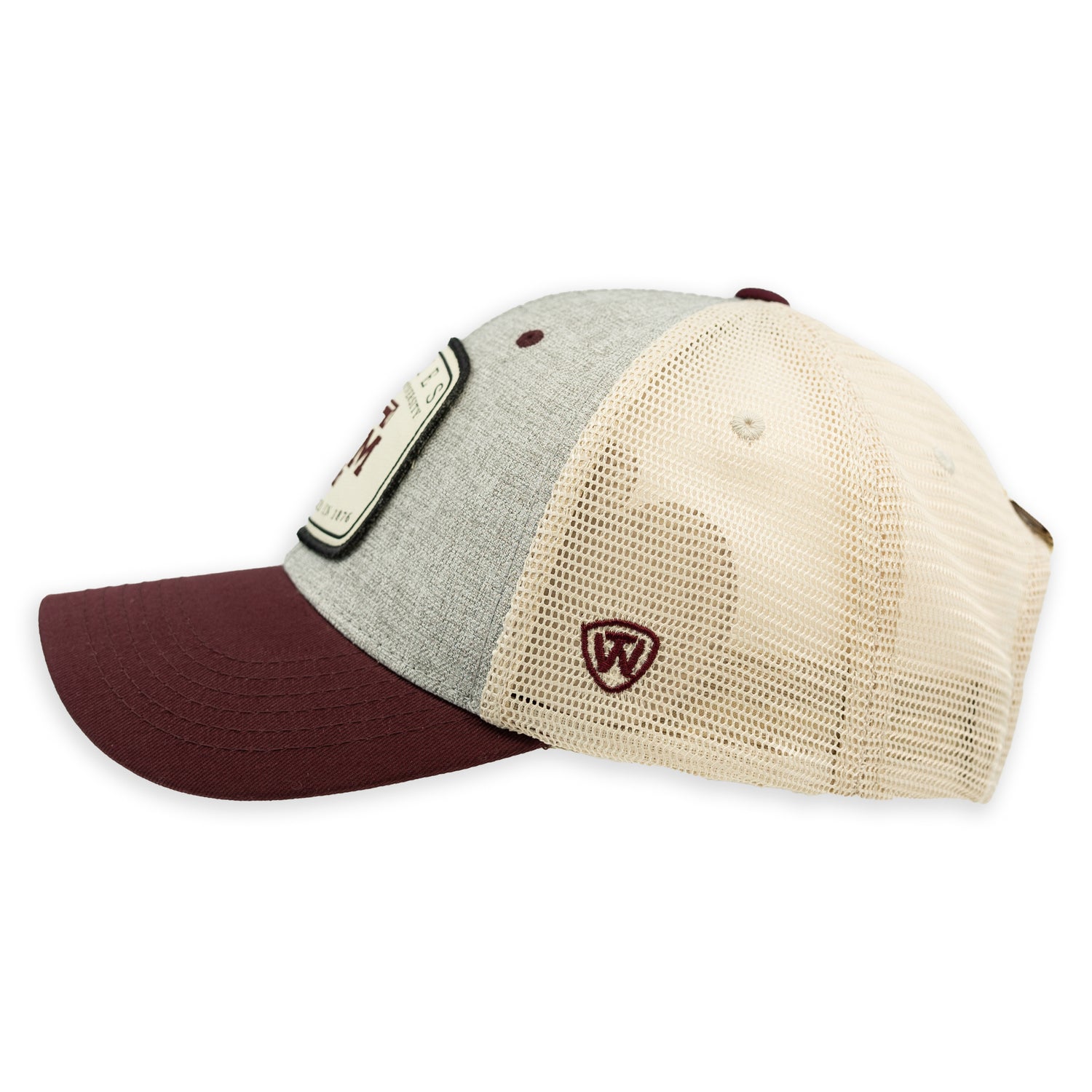 Texas A&M Aggies Patch Three-Tone Mesh Hat