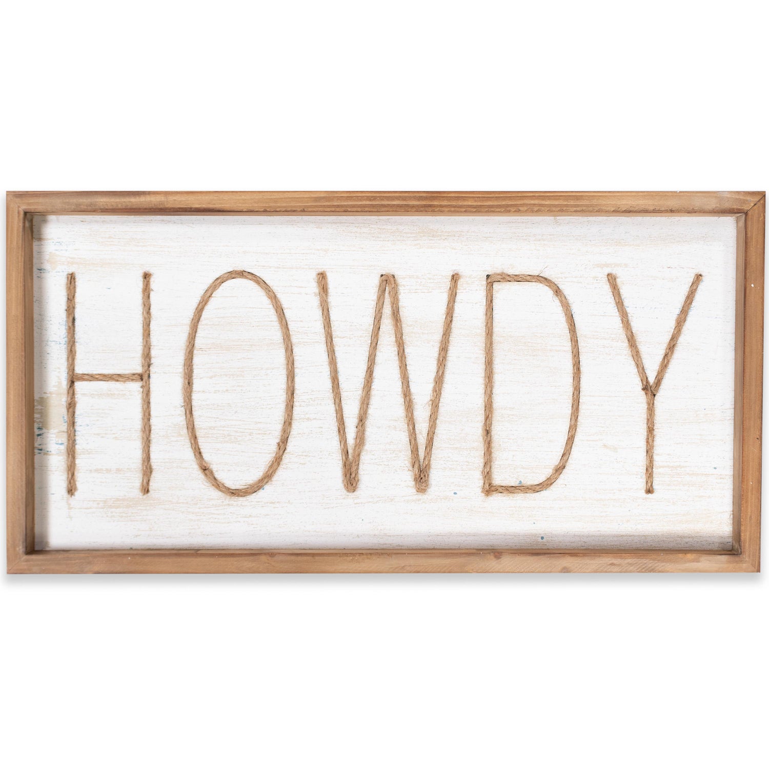 Howdy Rope Sign
