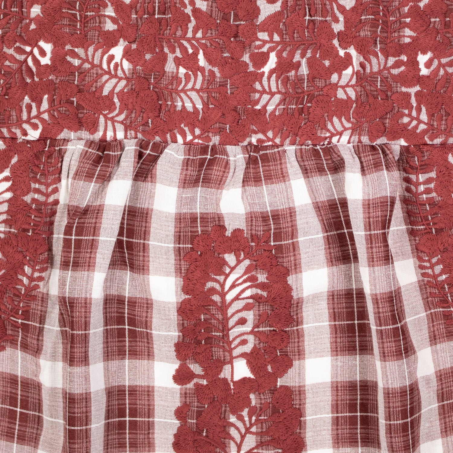 Magnolia Plaid Top