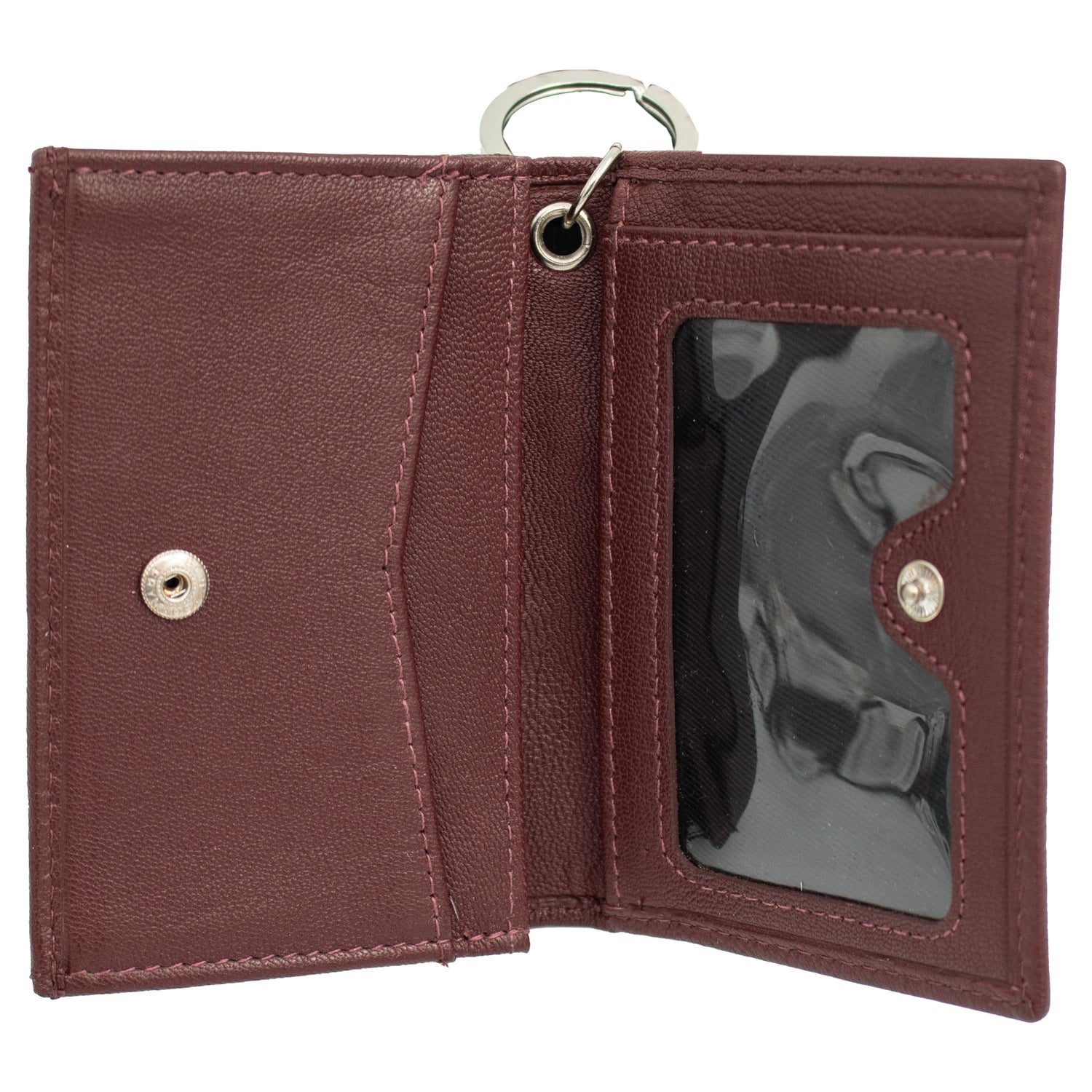 Texas A&M Nappa Leather Snap Id Holder