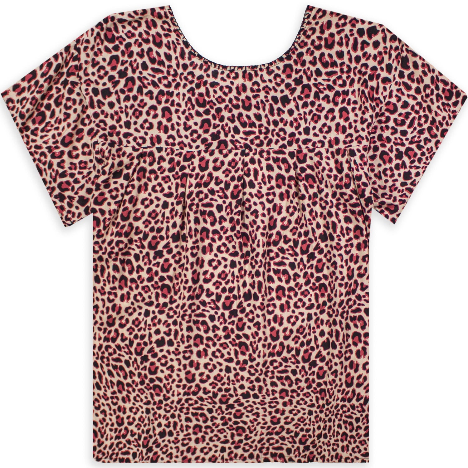 Maroon Leopard Layerz Gabby Top