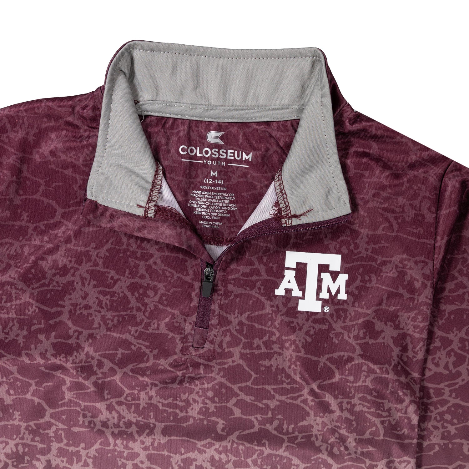 Texas A&M Colosseum Youth Walter Quarter Zip Pullover