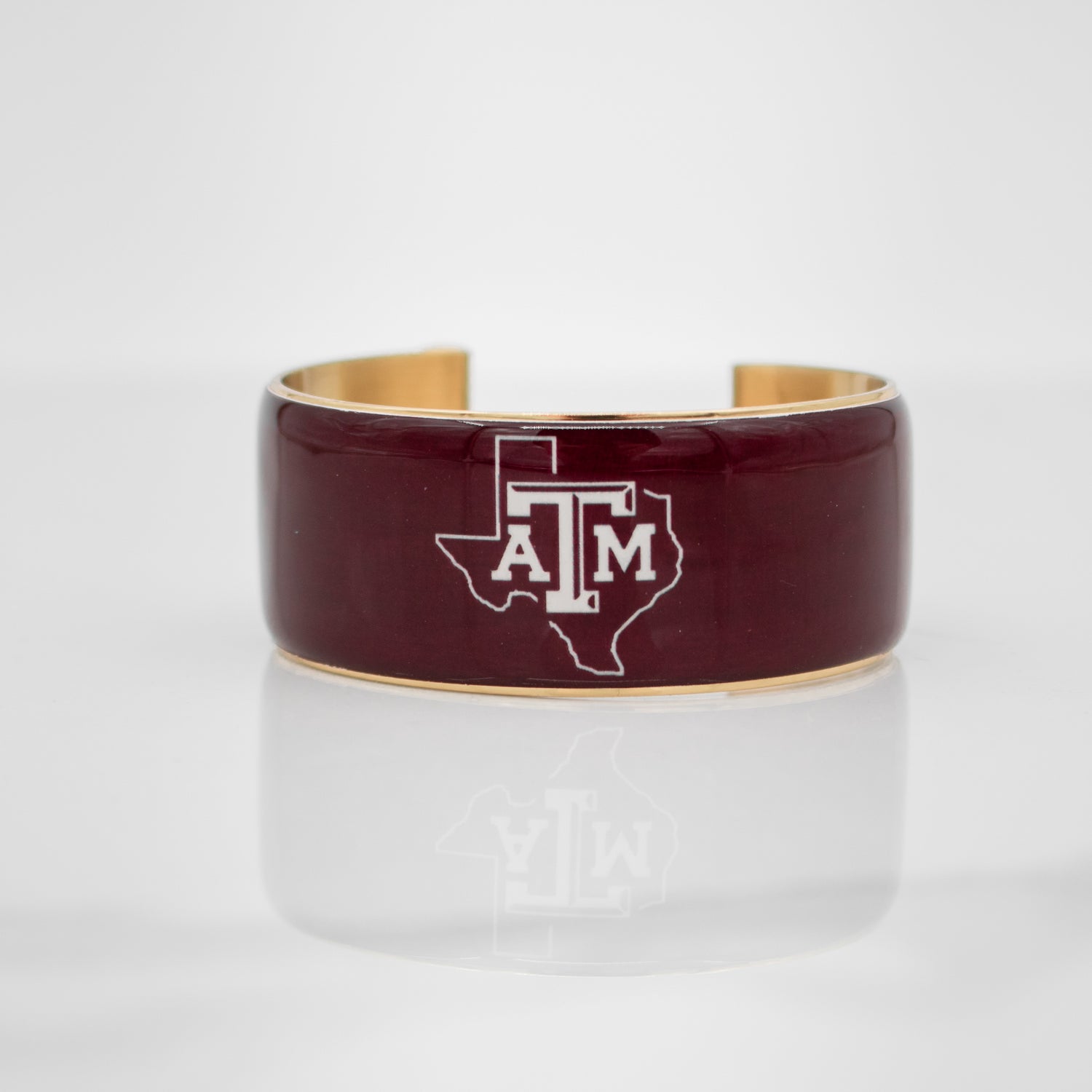 Texas A&M Maroon Lonestar Art Deco Cuff