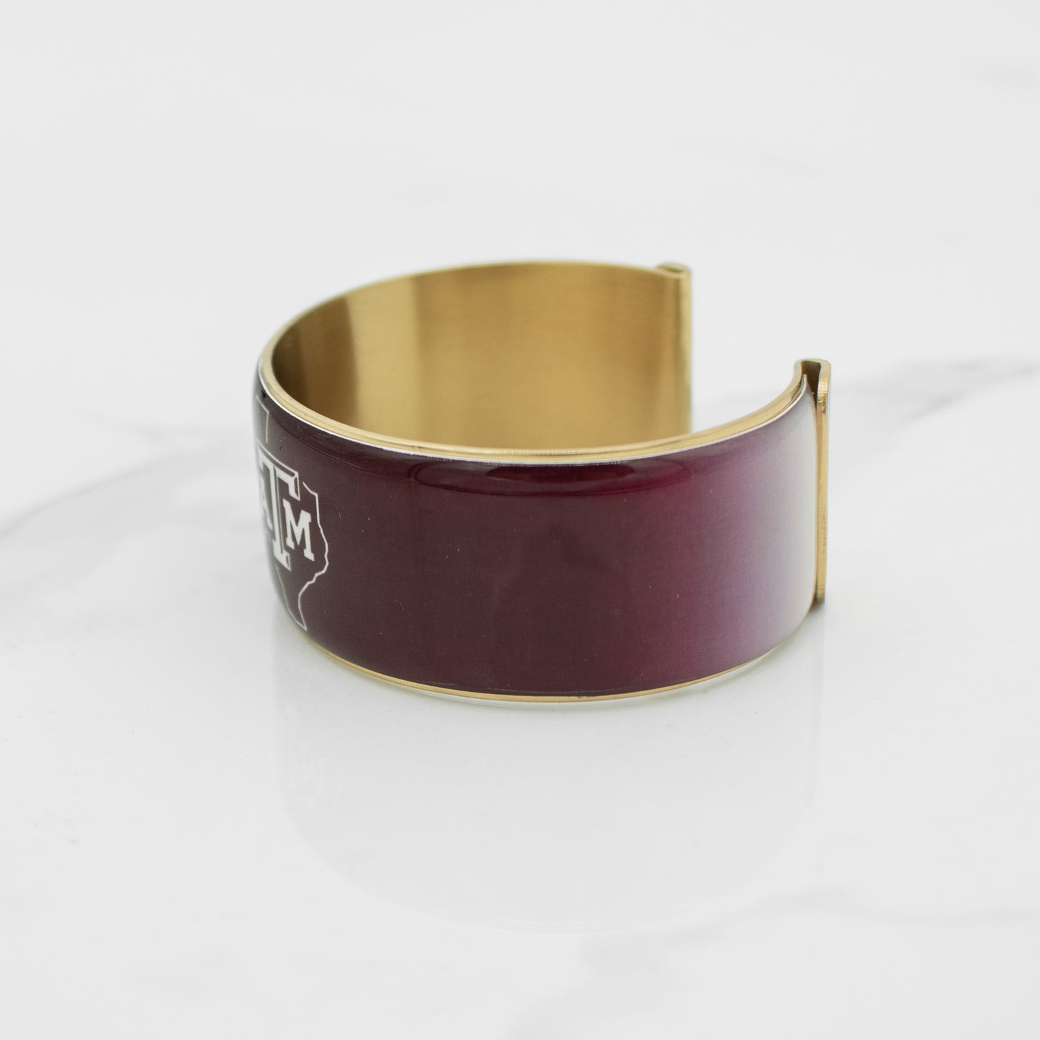 Texas A&M Maroon Lonestar Art Deco Cuff