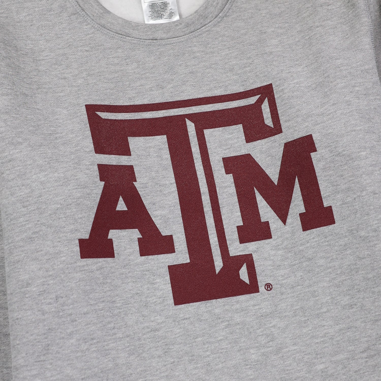 Texas A&M Adidas Beveled ATM Fleece Crewneck
