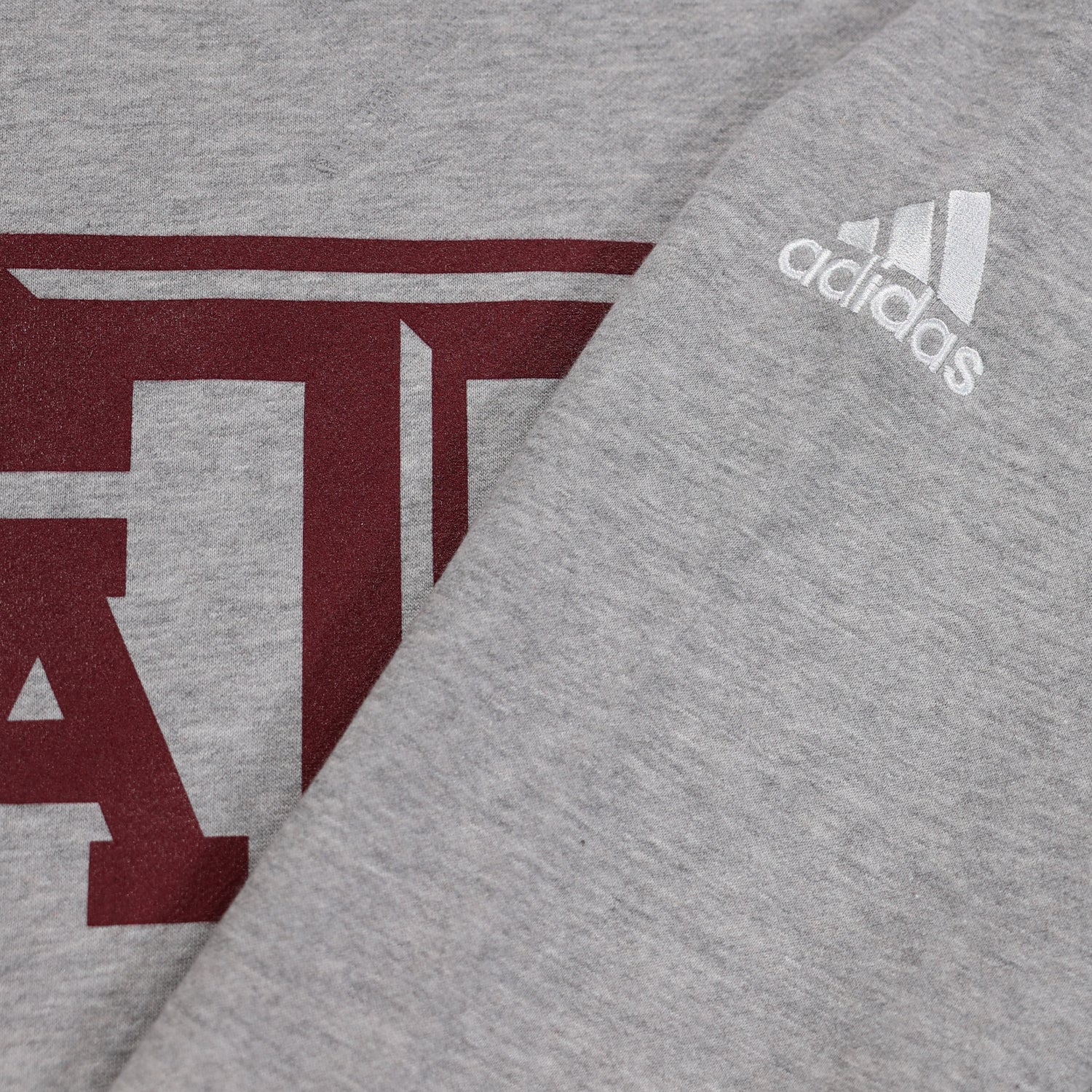 Texas A&M Adidas Beveled ATM Fleece Crewneck