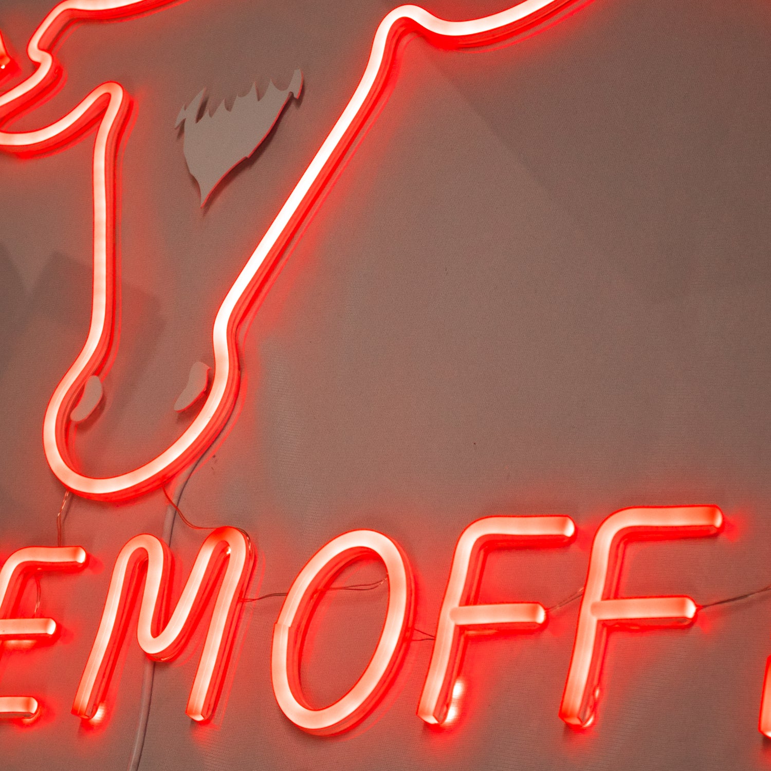 Saw 'Em Off Neon Sign