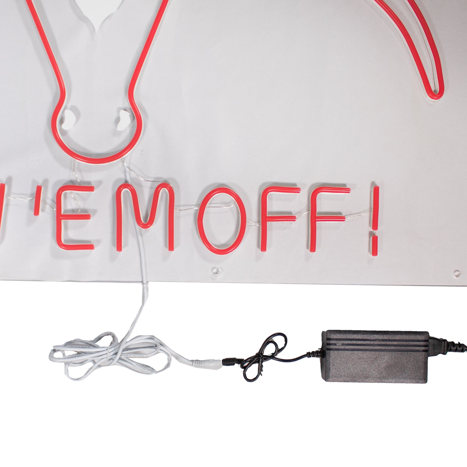 Saw 'Em Off Neon Sign